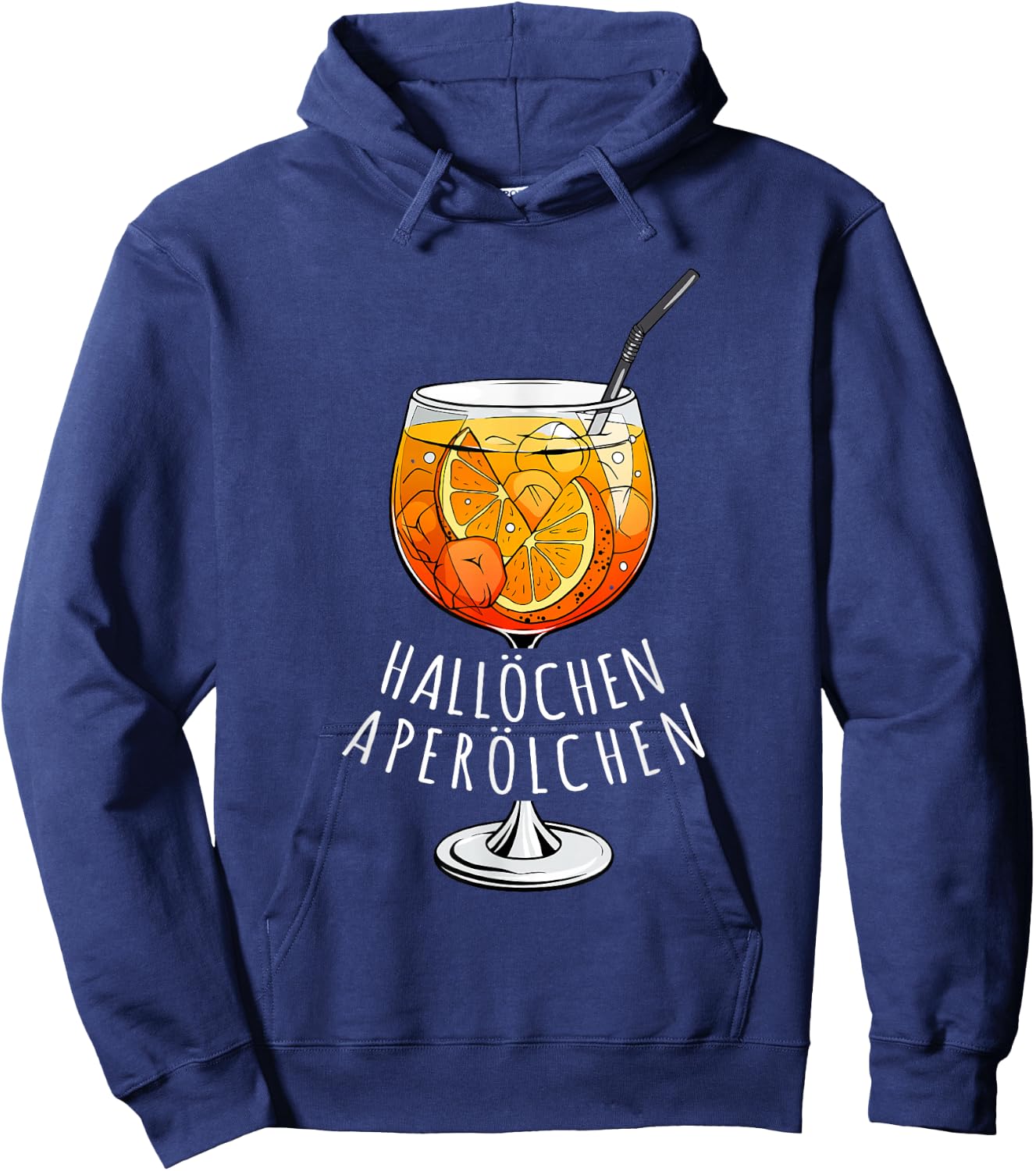 Hallöchen Aperölchen Funny Spritz Fan Aperoliker , black Hoodie - Hoodie | Navy