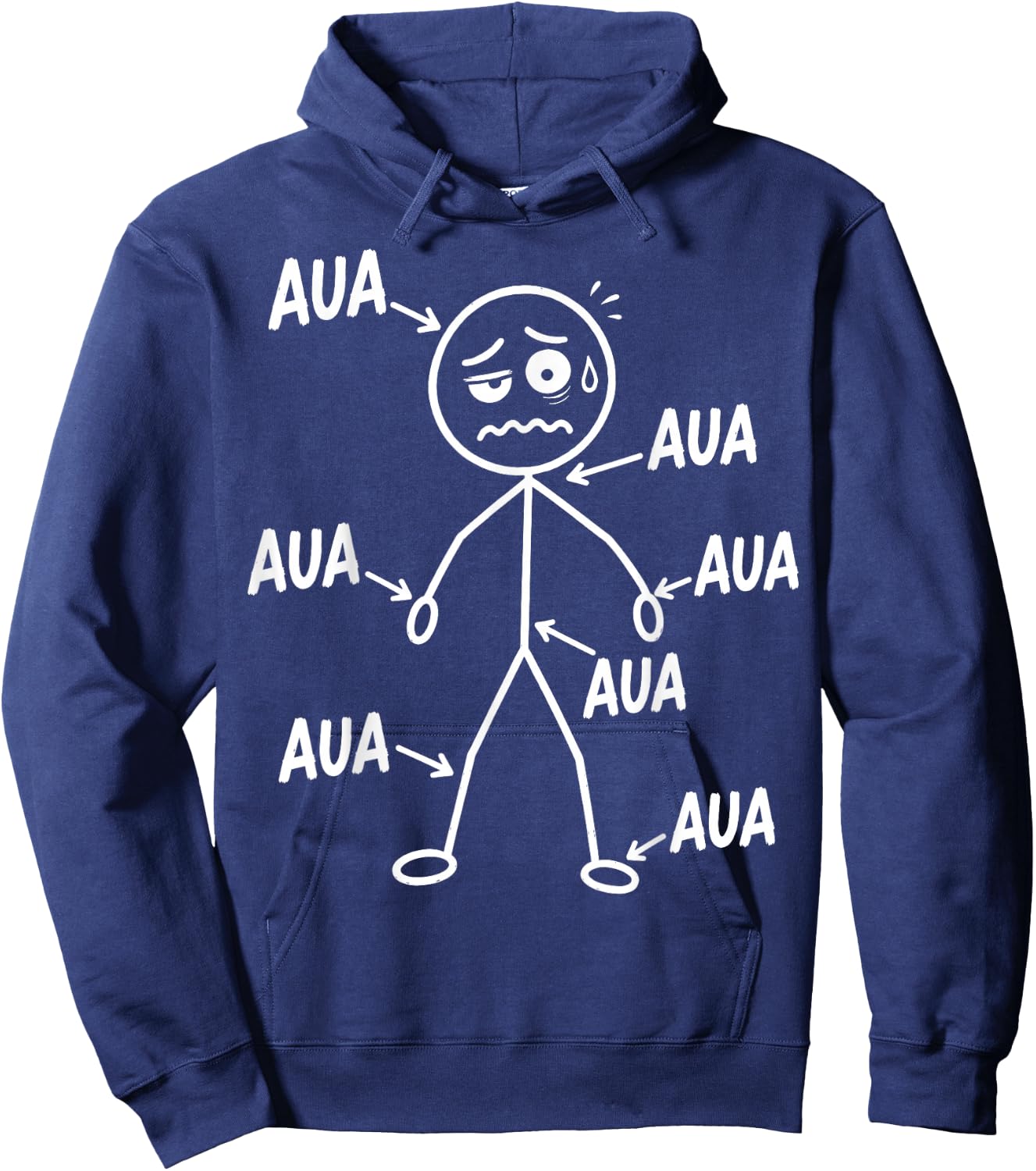 Aua Au Dem Alter entsprechen guter Zustand Lustig Geburtstag Hoodie - Hoodie | Navy
