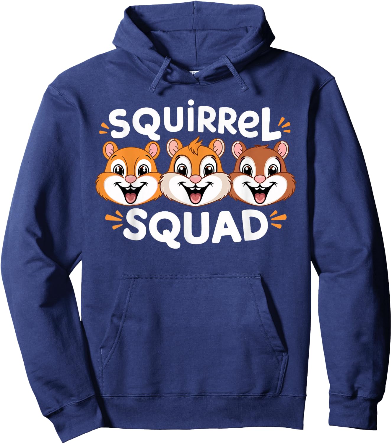 Squirrel Squad for Squirrel Lover Shirt Kids Squirrel Hoodie - Hoodie | Navy