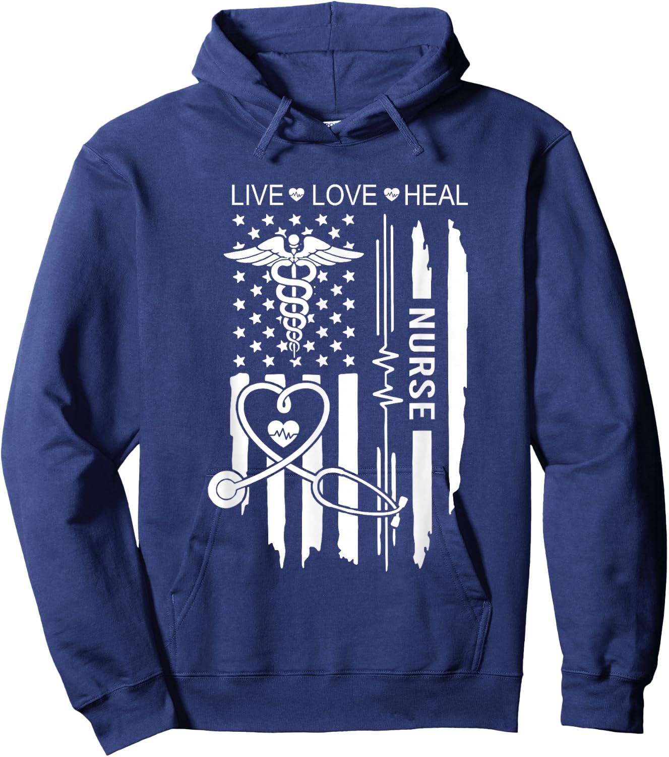 IZI POD Nurse Week Gift Nurse, Nurse Gift Appreciation Nurse , Small, Black Hoodie - Hoodie | Navy