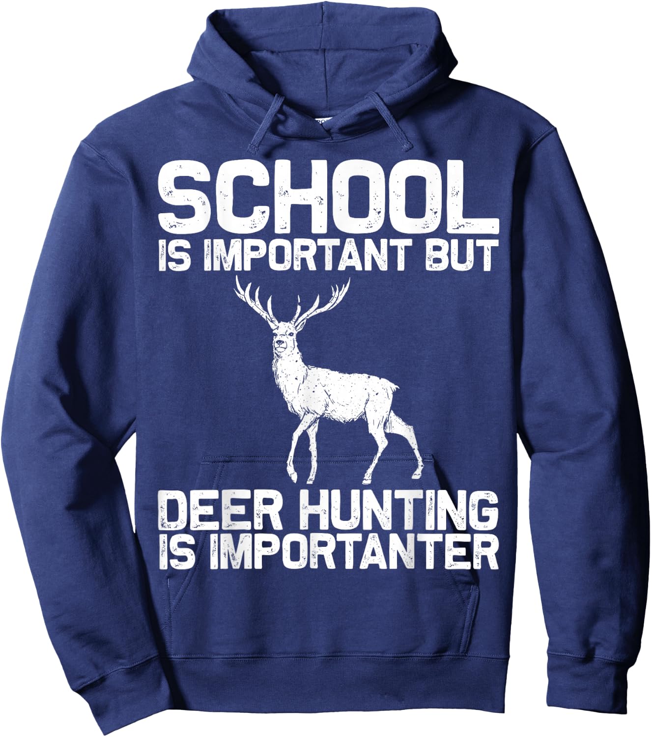 Deer Hunting Design For Boys Men Deer Hunter Deer Hunting Hoodie - Hoodie | Navy
