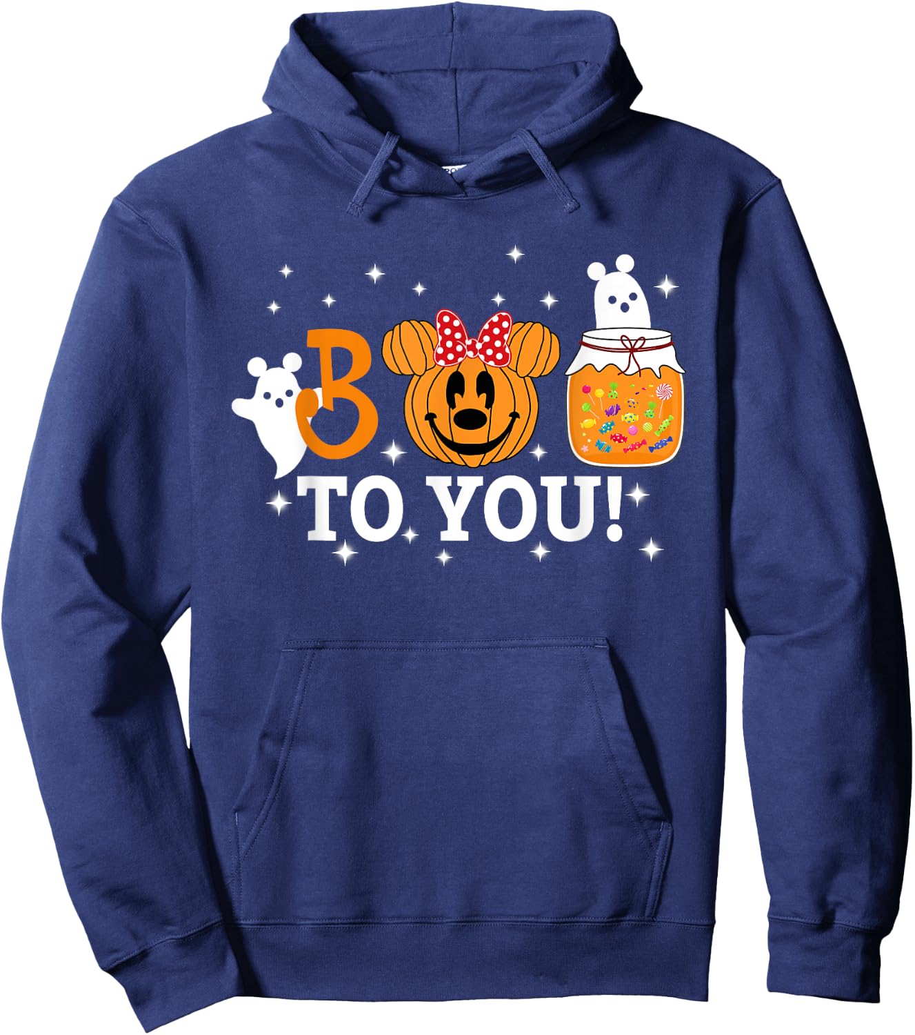 Cute Pumpkin Beer Boo To You Women Kids Halloween Hoodie - Hoodie | Navy