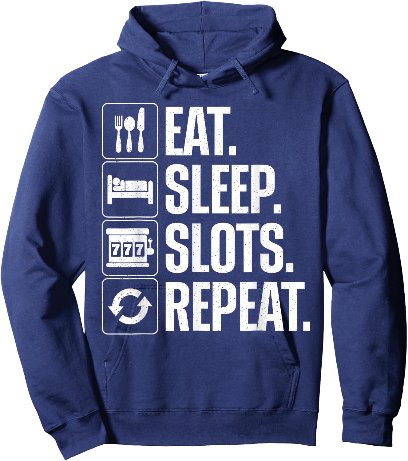Slot Machine Art Women Gambling Casino Slot Machine Hoodie - Hoodie | Navy