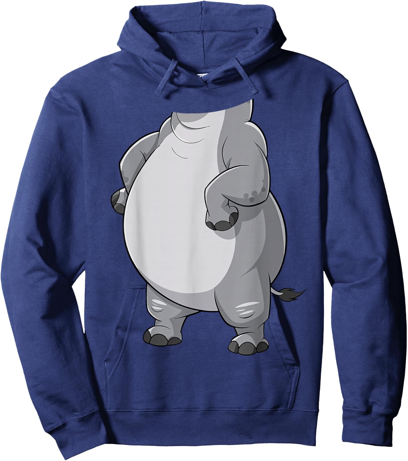 Hippo Shirt Adult Kids Men Women Hippopotamus Costume Hoodie - Hoodie | Navy