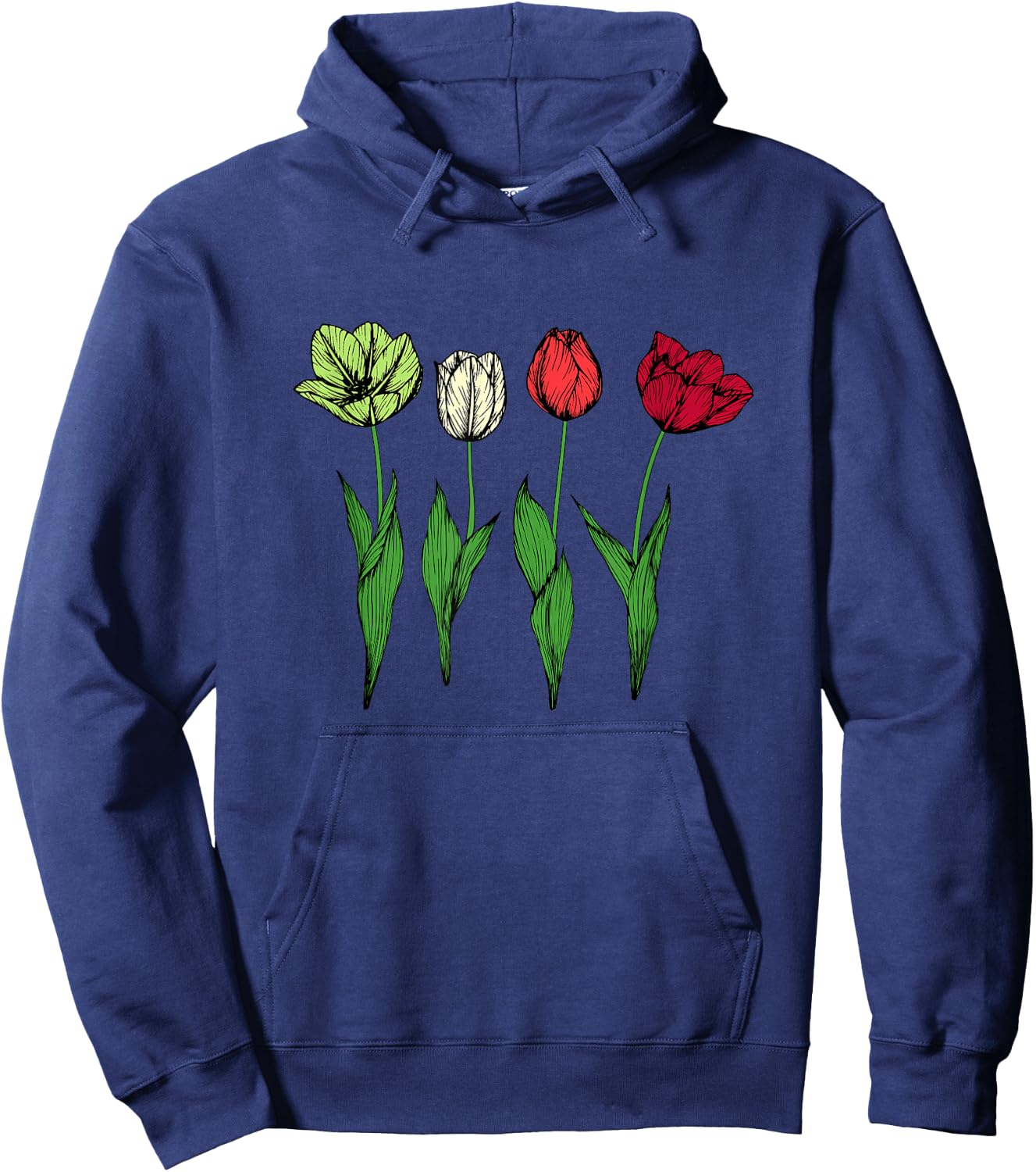 Tulpen Blumen Hobbygärtner Gärtner - Garten Tulpe Hoodie - Hoodie | Navy