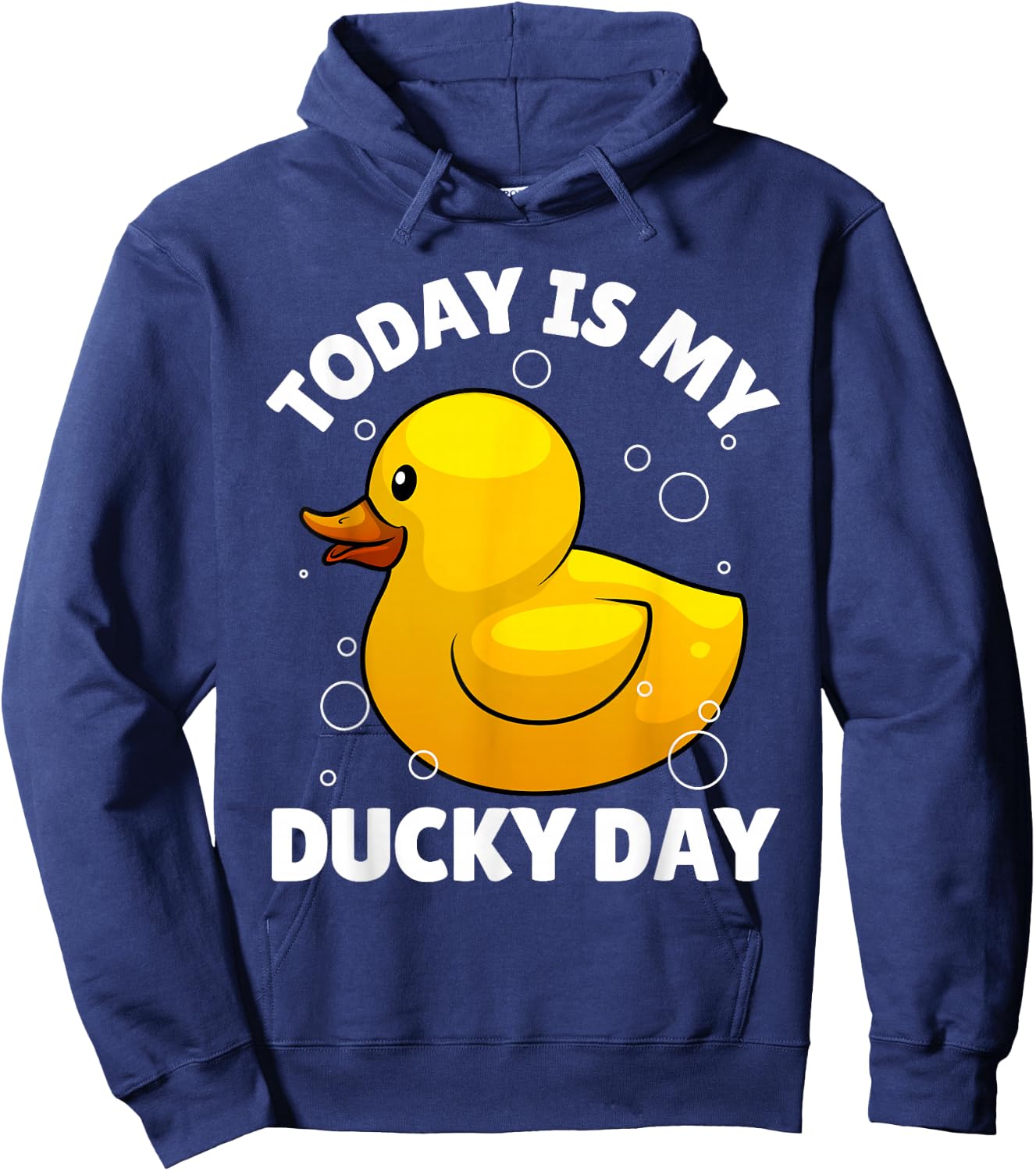Rubber Duck Art Women Kids Rubber Ducky Duck Lover Hoodie - Hoodie | Navy