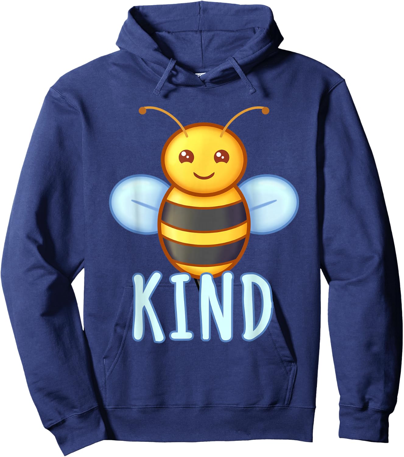 Bee Kind Cute Funny Bumblebee Graphic Women Inspirational Hoodie - Hoodie | Navy