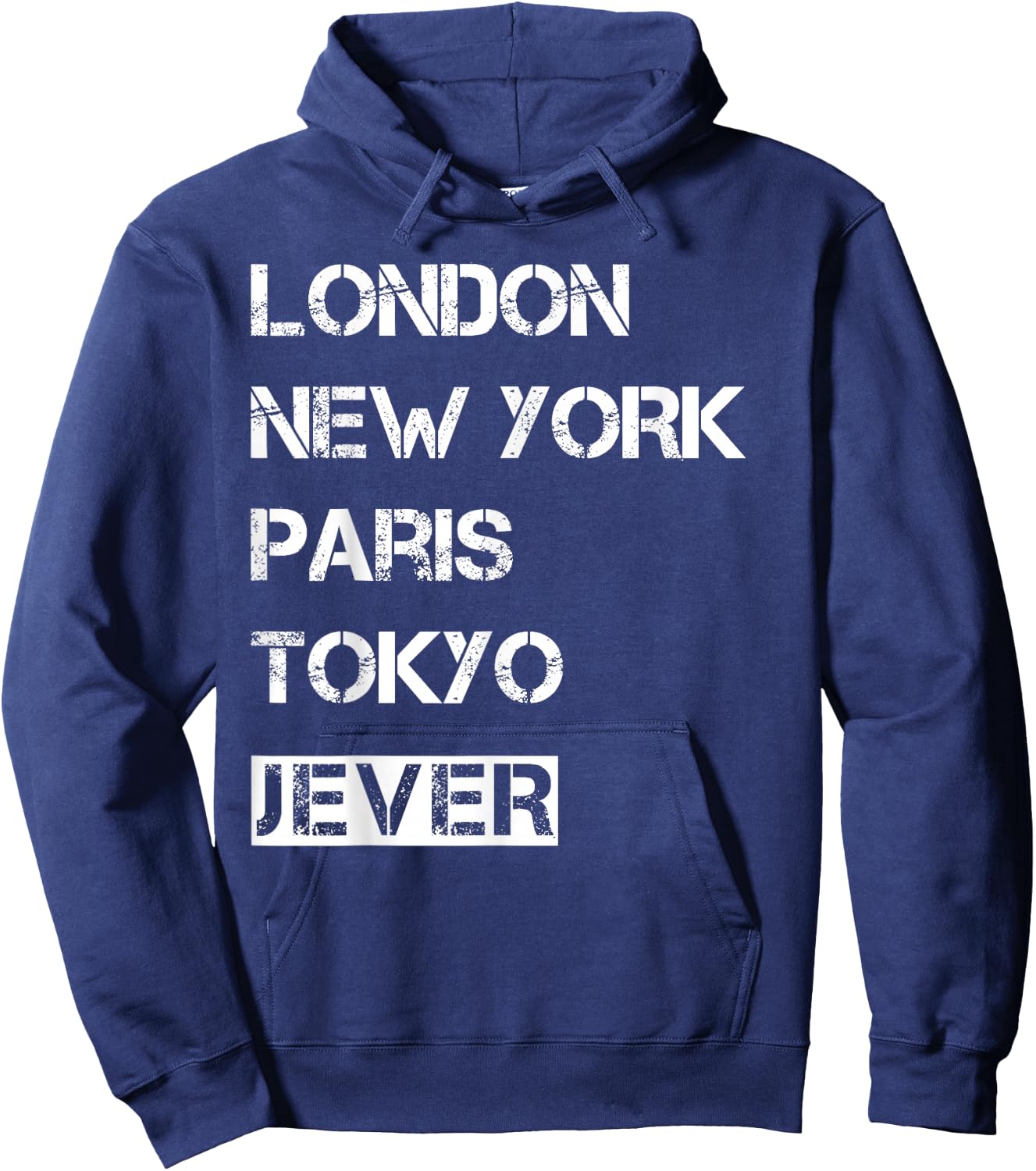 Meine Heimat Jever! Geburtsort & Heimatliebe Jever Hoodie - Hoodie | Navy