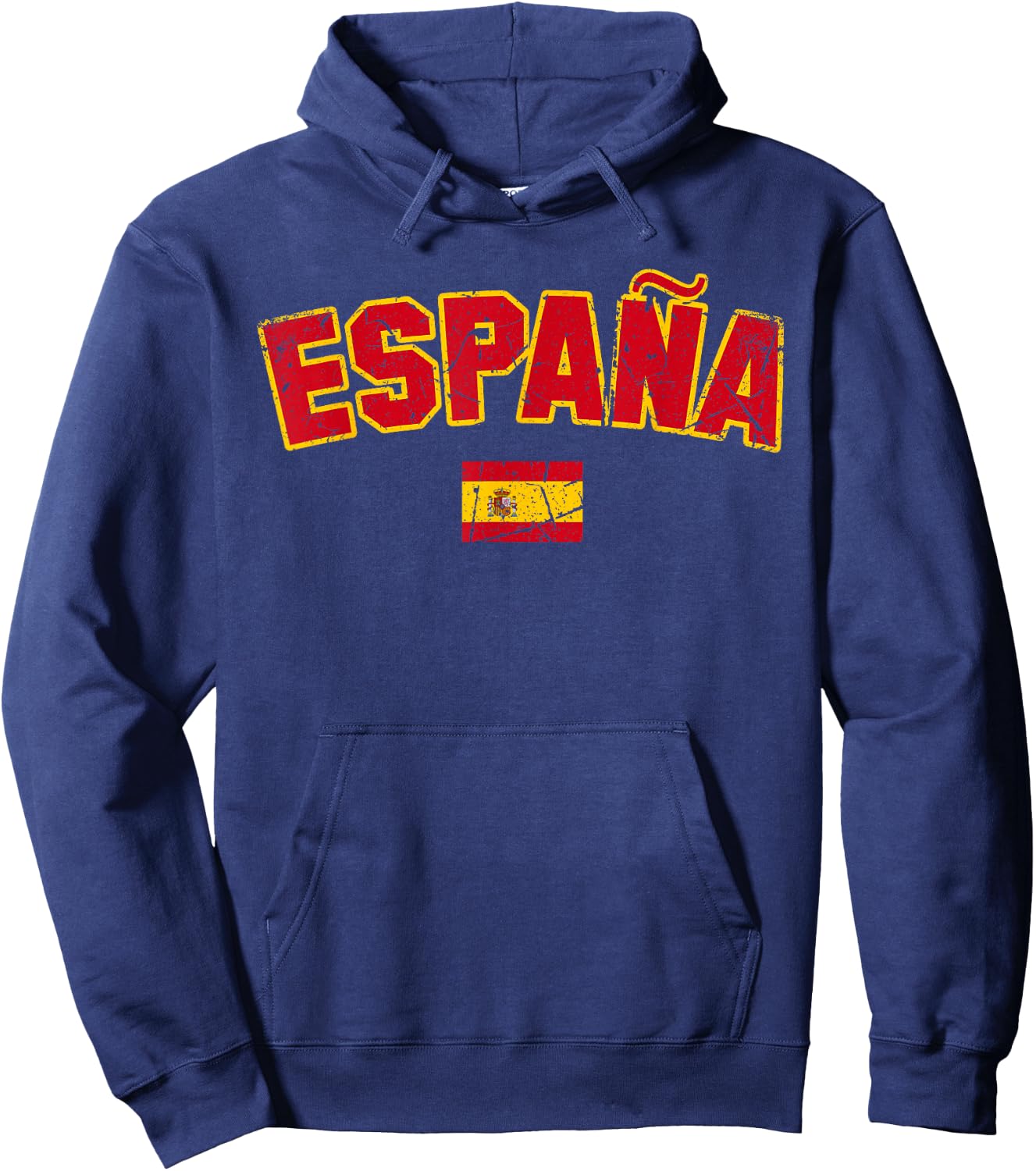 ESPAÑA SPAÑA Flag | Men Women Kids SPAIN , Black, S Hoodie - Hoodie | Navy