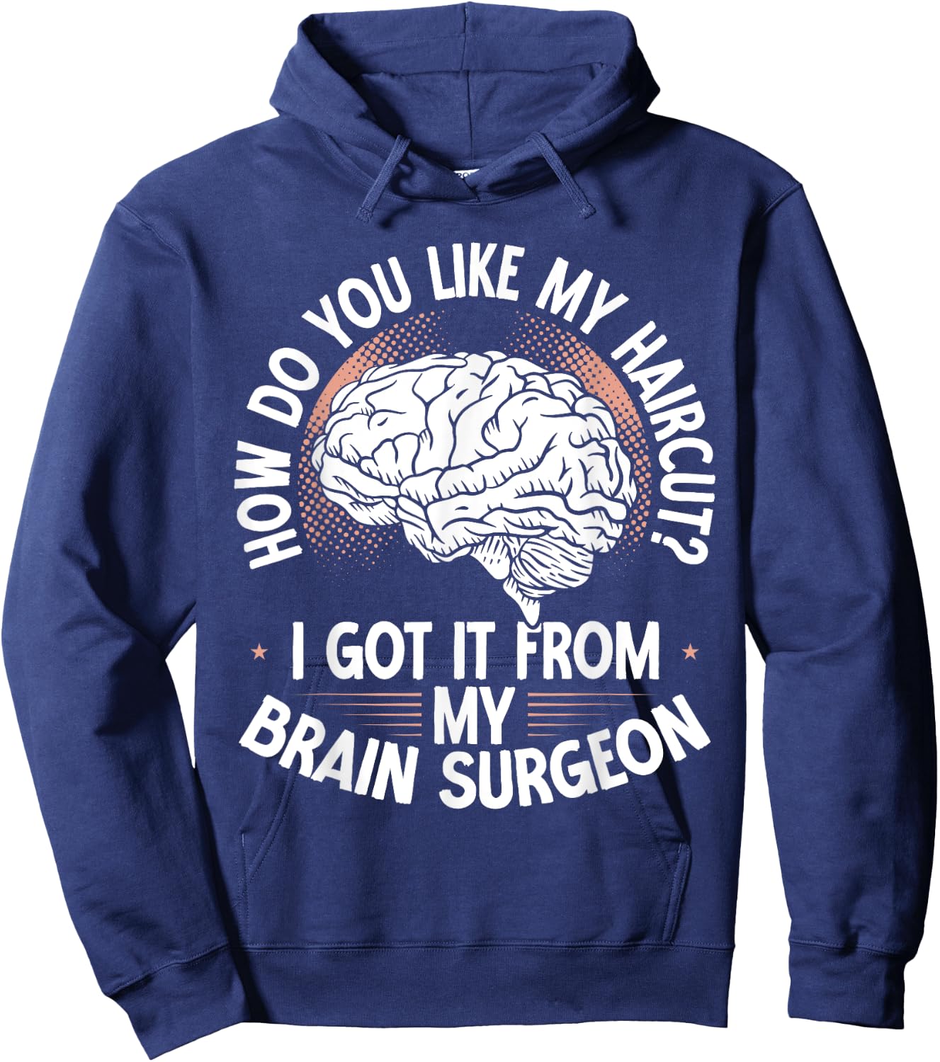 Craniotomy Warrior Surgery Recovery Brain Surgeon Surgery Hoodie - Hoodie | Navy