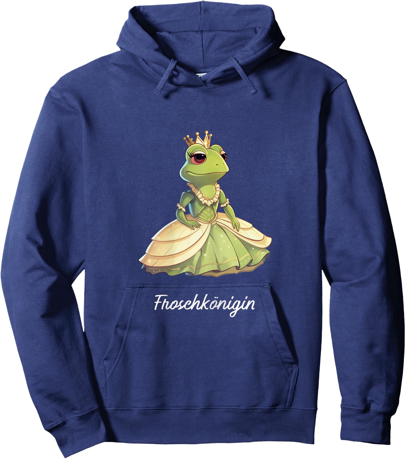 Frog Queen of the Frogs Girls' Carnival , black Hoodie - Hoodie | Navy