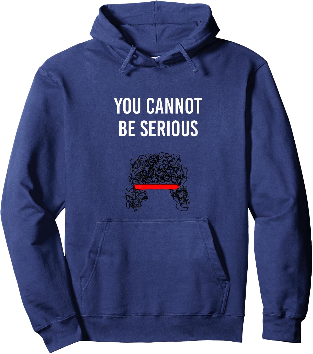 You Cannot Be Serious John McEnroe Funny Tennis SW1 Hoodie - Hoodie | Navy