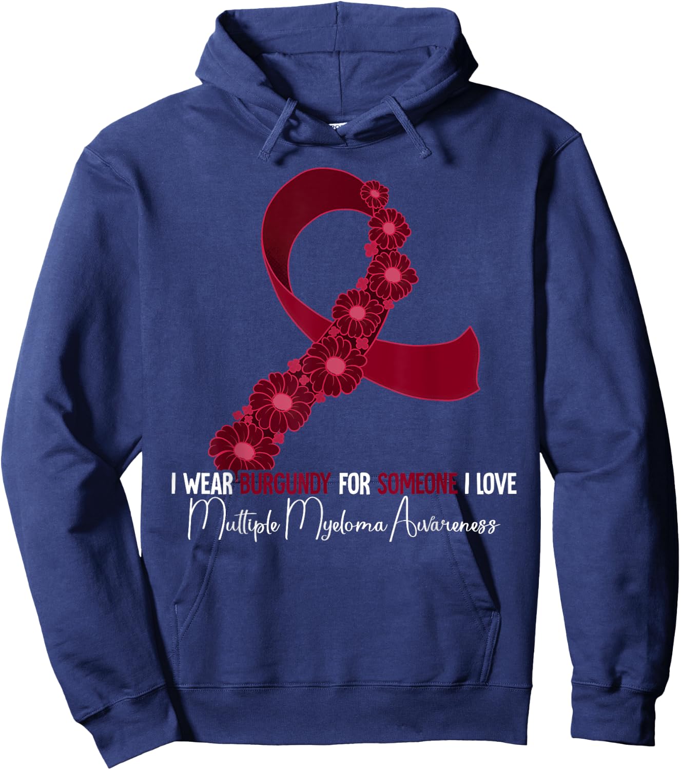 Multiple Myeloma Awareness Hoodie - Hoodie | Navy