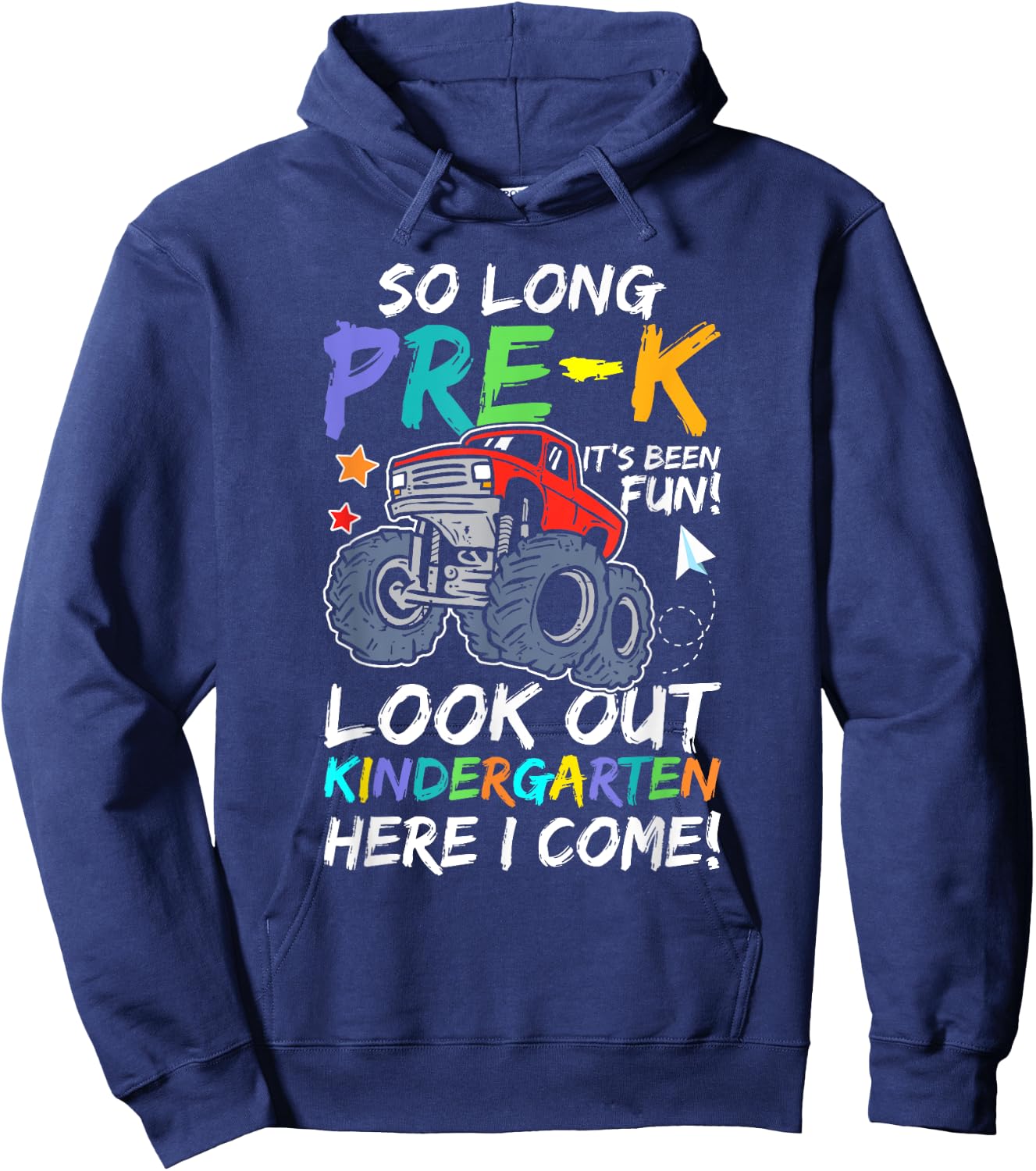 So Long Pre-K Kindergarten Here I Come pre-k graduation Hoodie - Hoodie | Navy