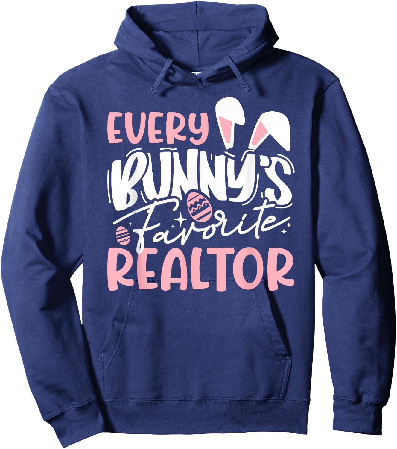 Realtor Easter Real Estate Agent Hoodie - Hoodie | Navy