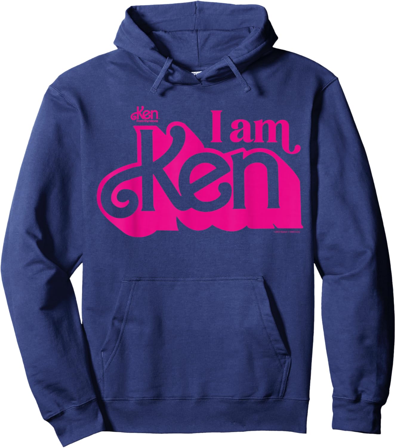 Barbie with German Text "Ich bin Ken", black Hoodie - Hoodie | Navy