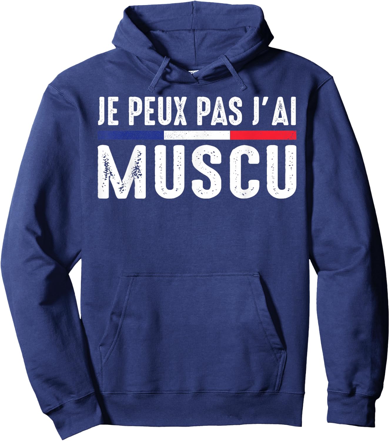 Je Peux Pas J'ai Muscu Bodybuilding Bodybuilding Gym Humour , Black, S Hoodie - Hoodie | Navy