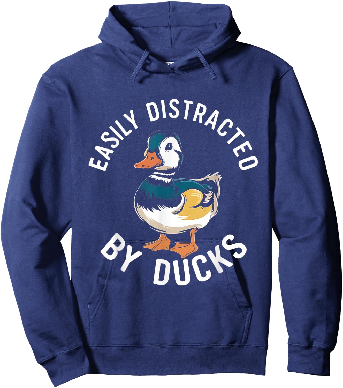 Easily Distracted By Ducks Hoodie - Hoodie | Navy