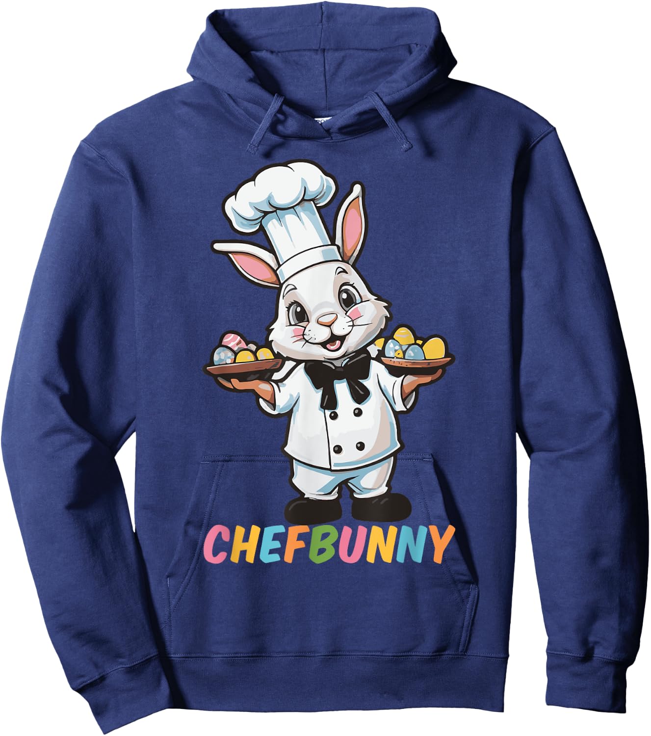 Chefbunny Cook Hare Funny Easter Day Men Women Easter Bunny Hoodie - Hoodie | Navy