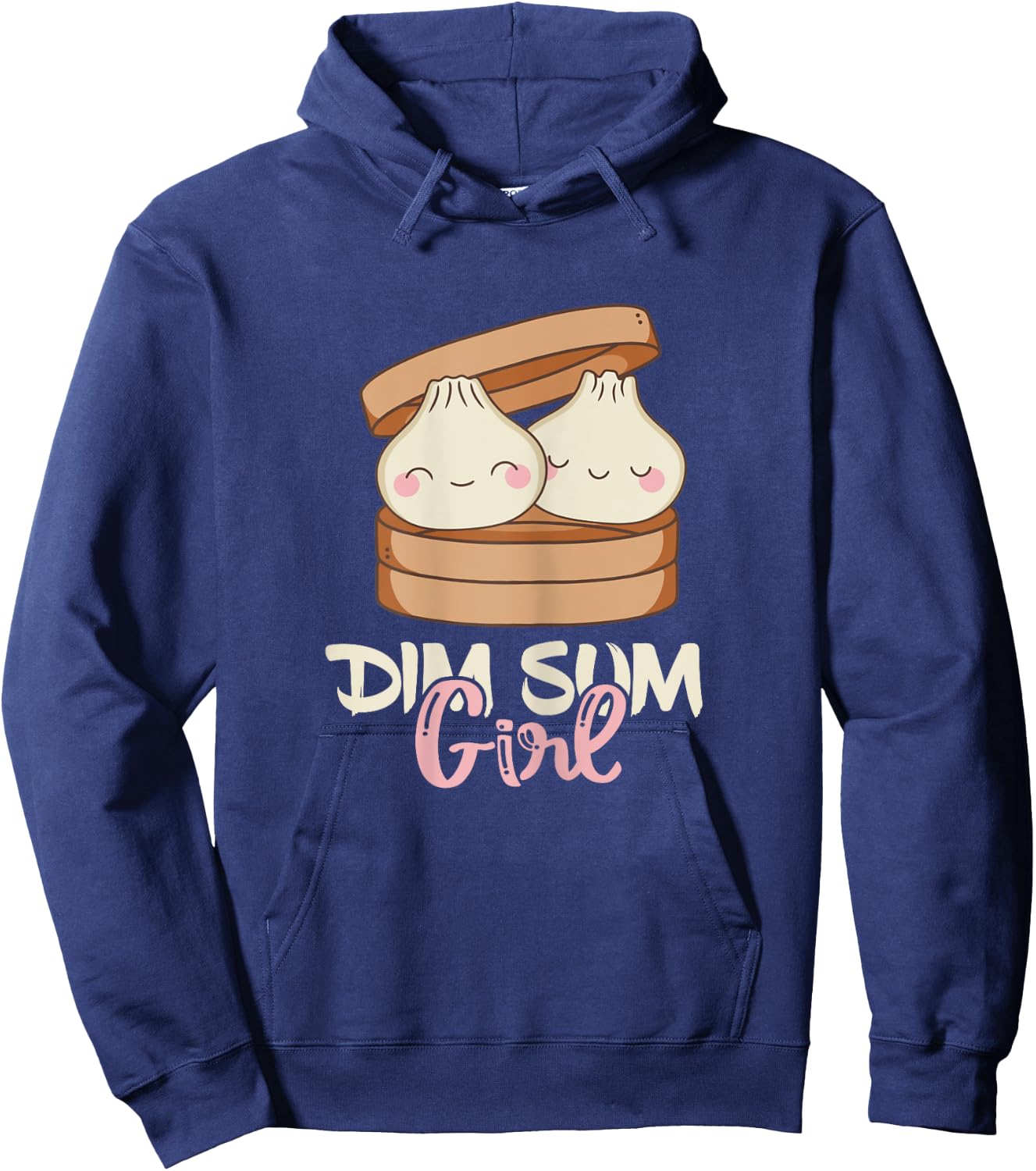 Dim Sum Girl Foodie Dumpling Lover Asian Food Dumplings Hoodie - Hoodie | Navy