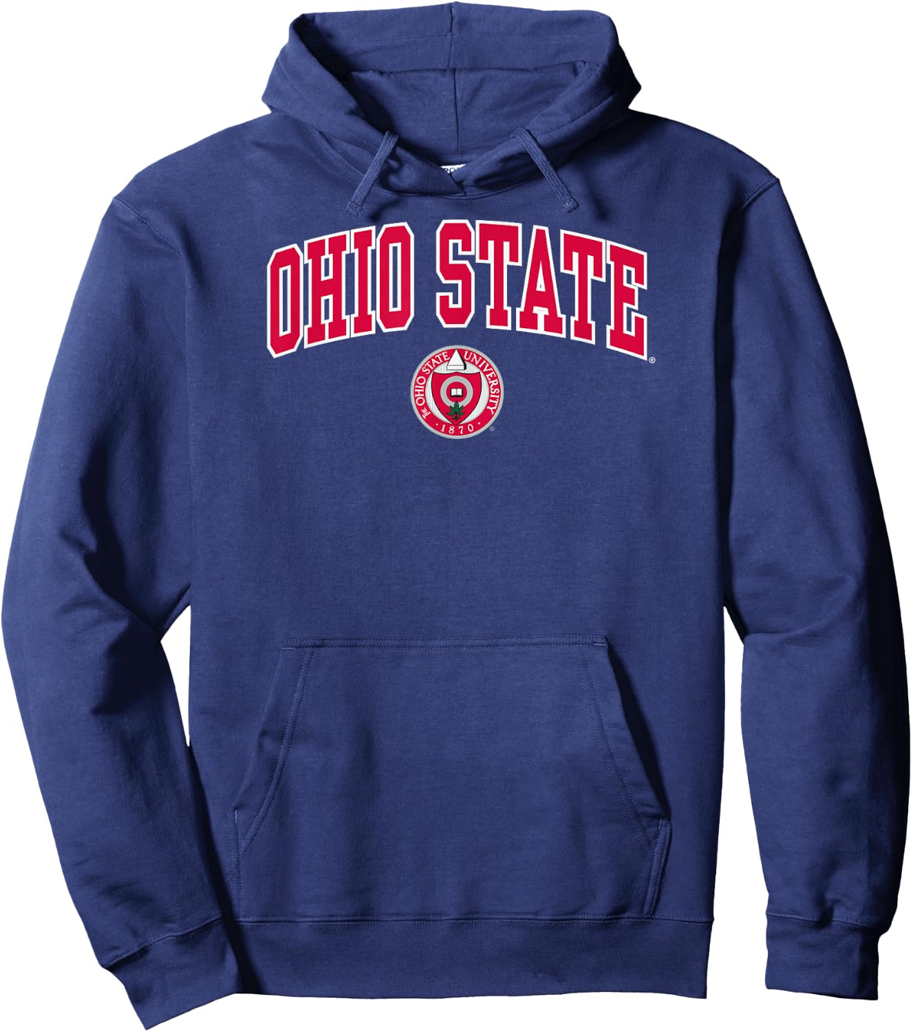 Ohio State Buckeyes Heritage Collection Arch Dark Heather Hoodie - Hoodie | Navy