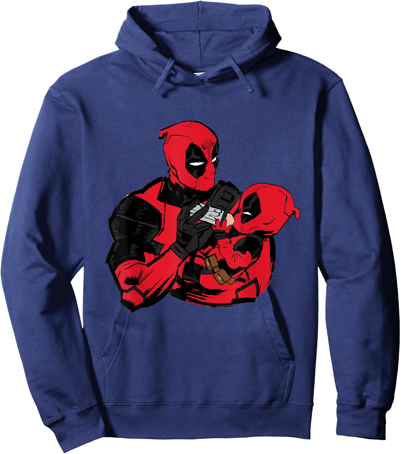 Marvel Studios Deadpool & Wolverine Deadpool and Babypool Hoodie - Hoodie | Navy