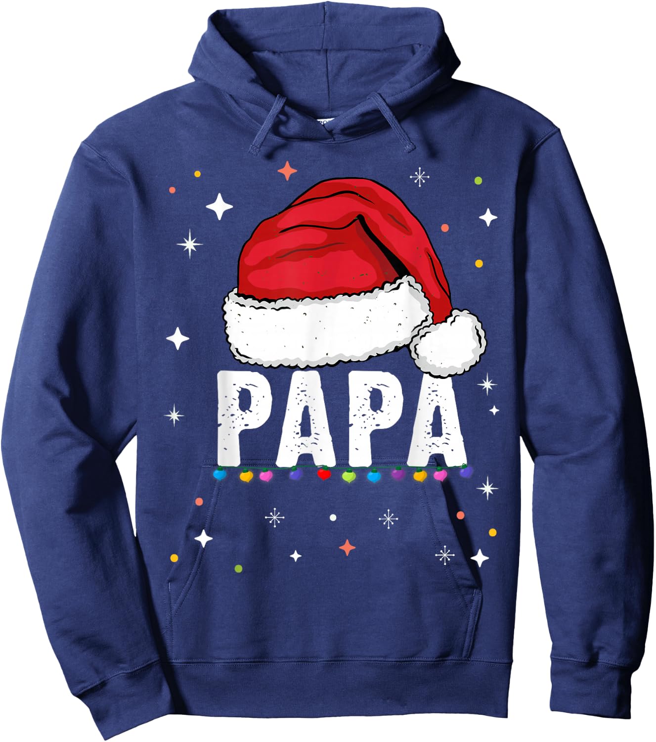 Dad T Shirt Family Matching Christmas Gift Father Christmas Gift , Black, S Hoodie - Hoodie | Navy
