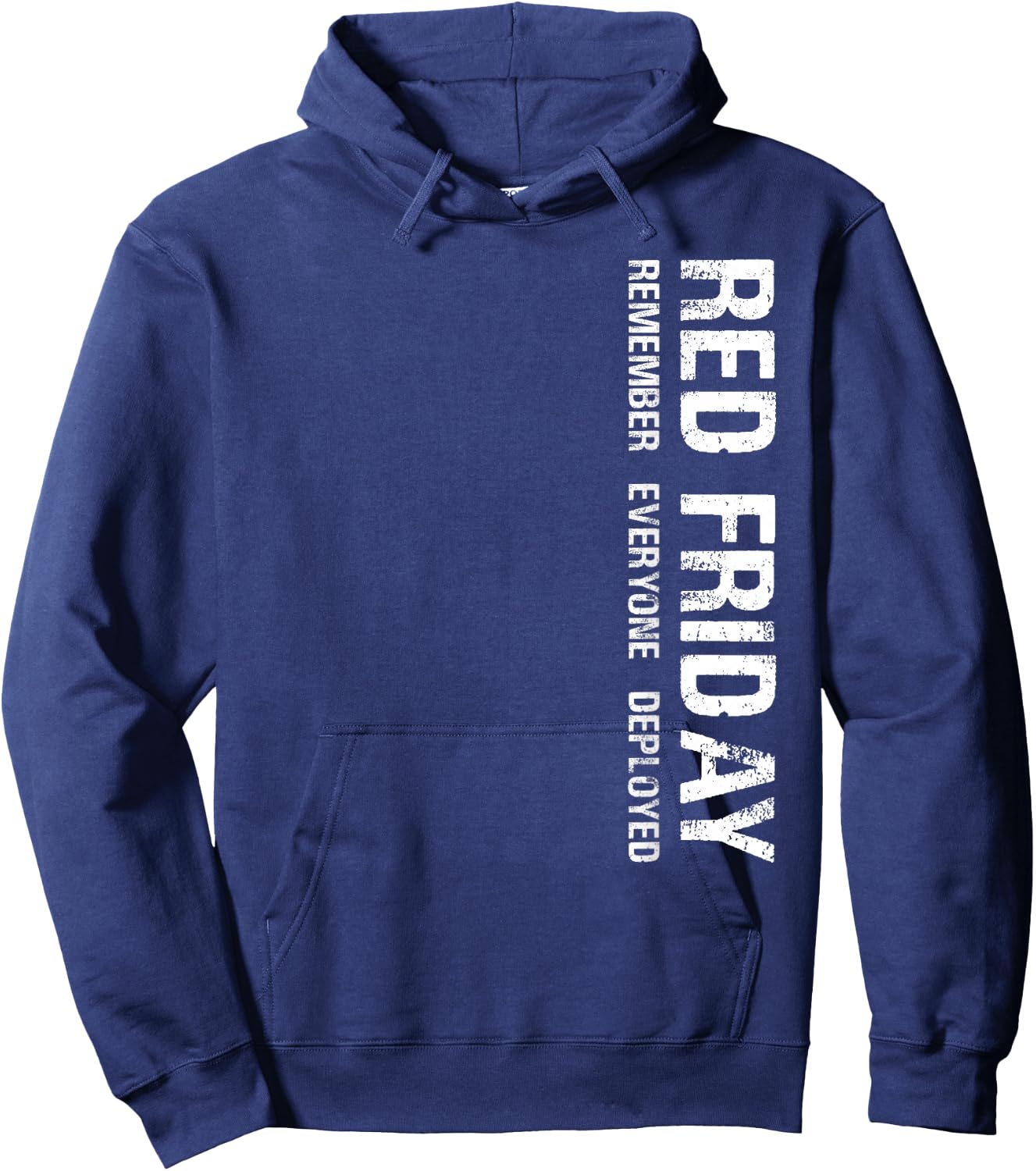 On Fridays We Wear Red Soldiers Veterans Day and Friday RED Hoodie - Hoodie | Navy
