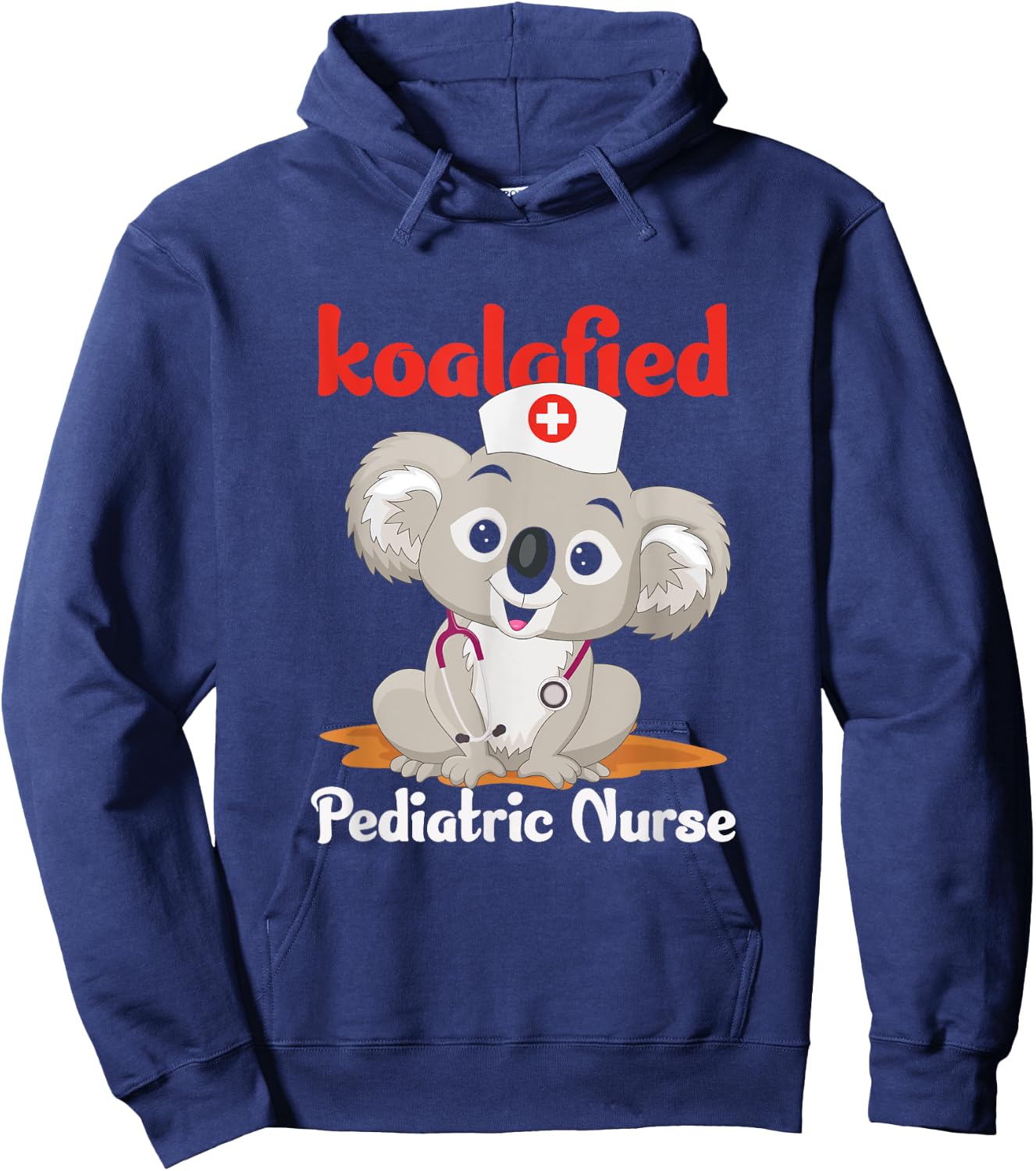 Koalified Qualified Registered Pediatric Nurse RN Pediatrician Hoodie - Hoodie | Navy