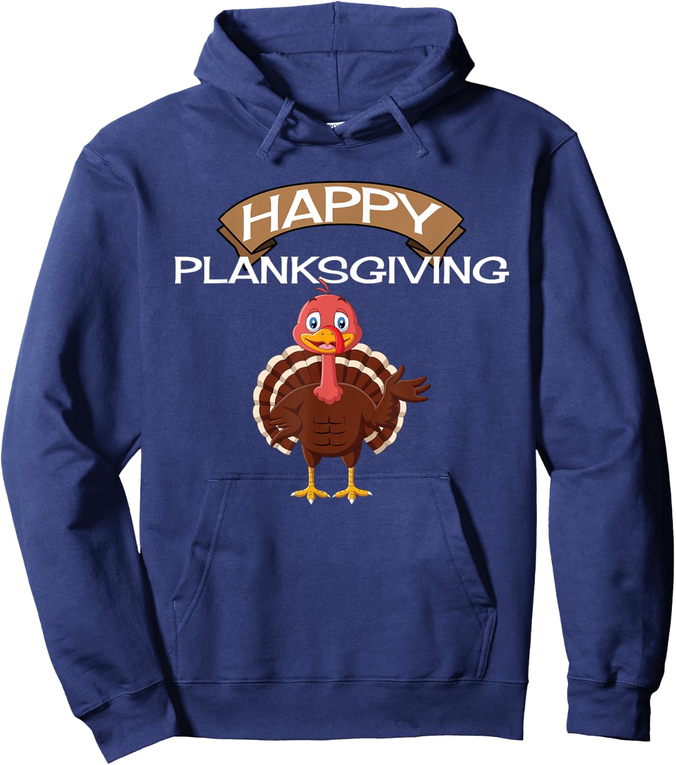 Plank 30 Day Plank Challenge Planksgiving Funny Exercise Hoodie - Hoodie | Navy
