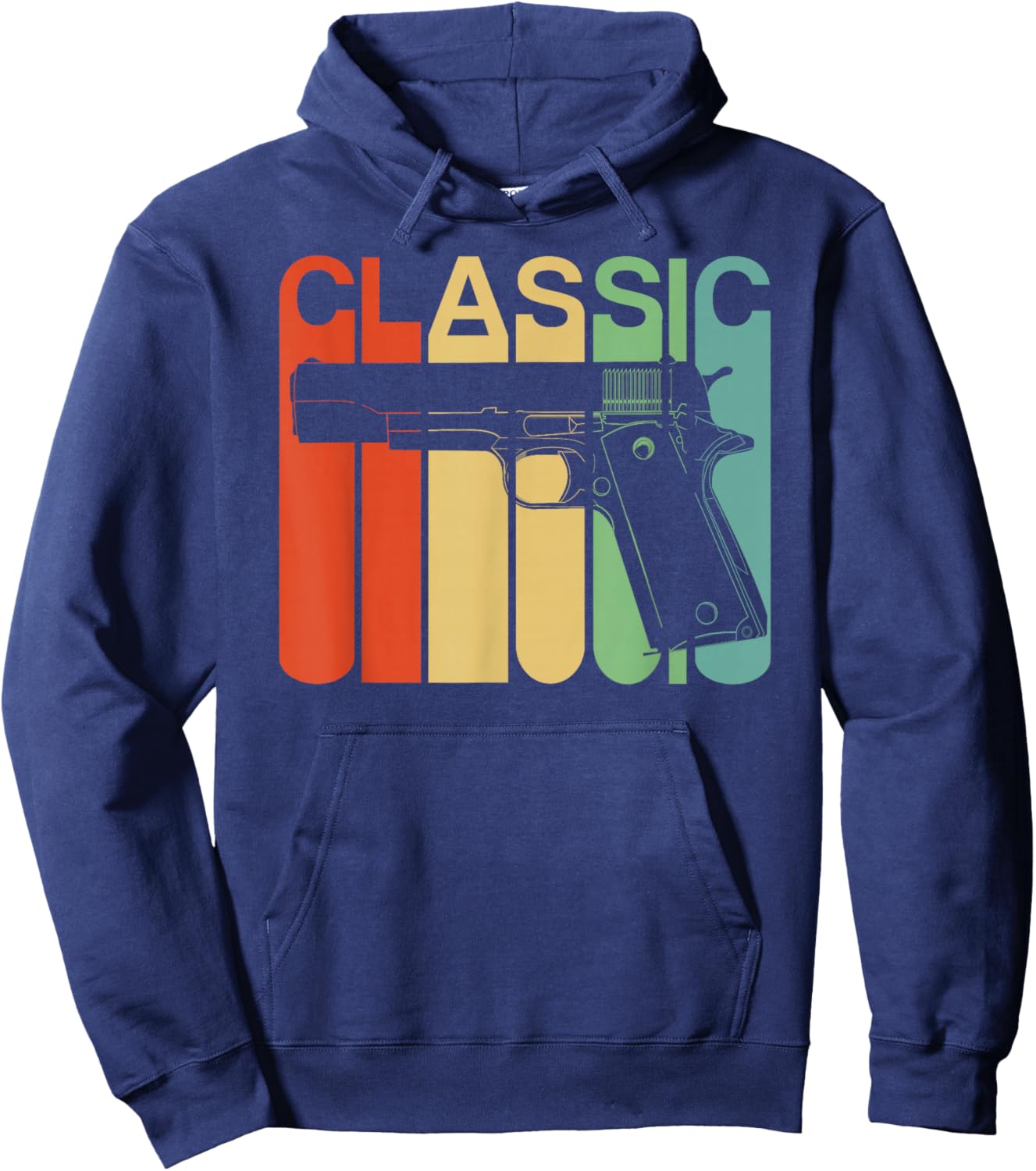 Classic 1911 Pro Second Amendment Hoodie - Hoodie | Navy