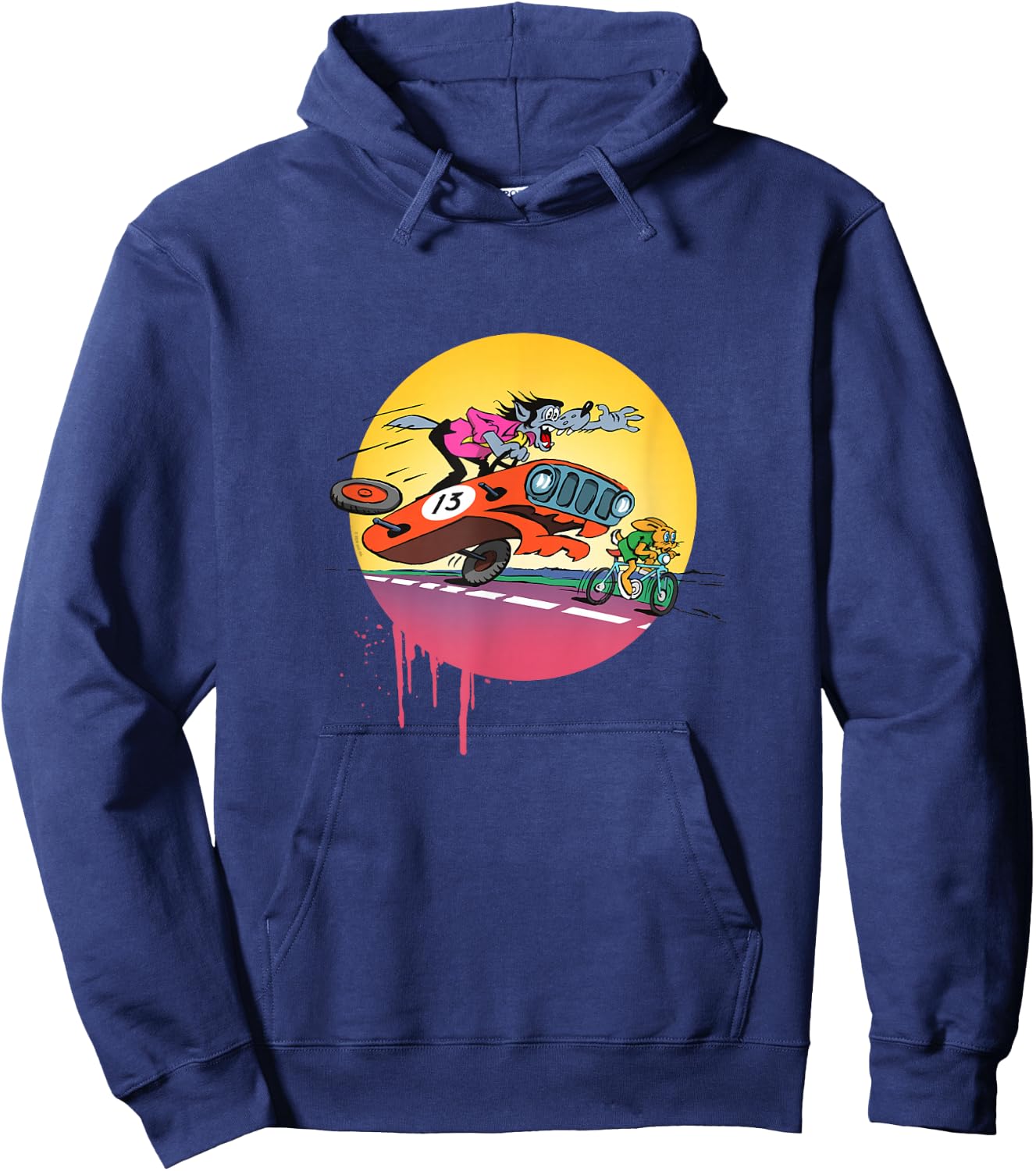 Hase & Wolf - Nu, pogodi! Hase & Wolf - Nu pogodi! Autojagd Hoodie - Hoodie | Navy