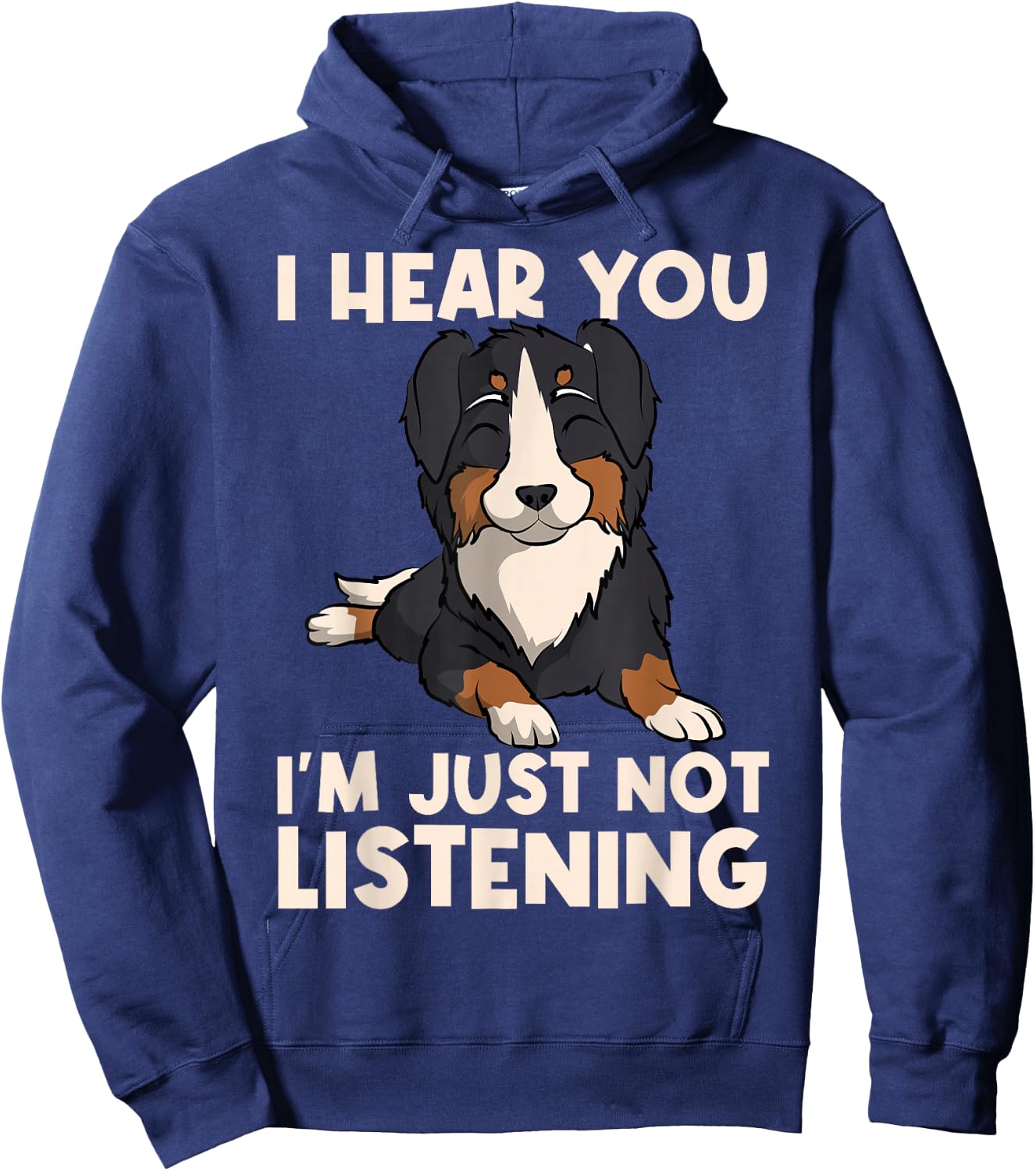 Australian Shepherd Aussie Herding Dog Breed Not Listening Hoodie - Hoodie | Navy