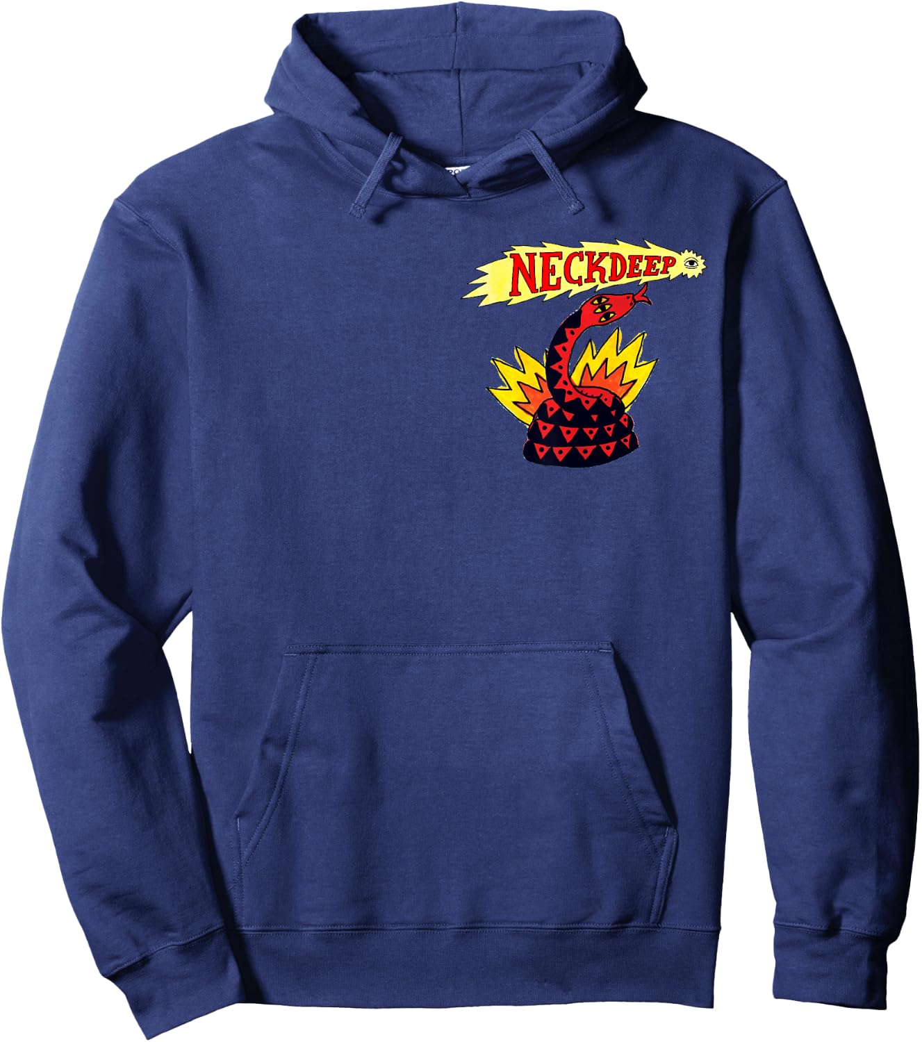 Neck Deep Shooting Eye Hoodie - Hoodie | Navy