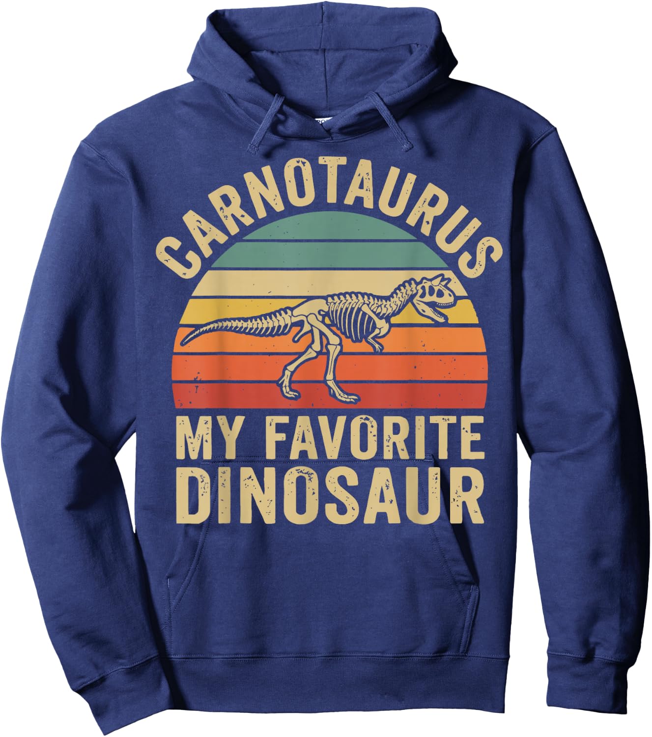 Carnotaurus My Favorite Dinosaur Hoodie - Hoodie | Navy