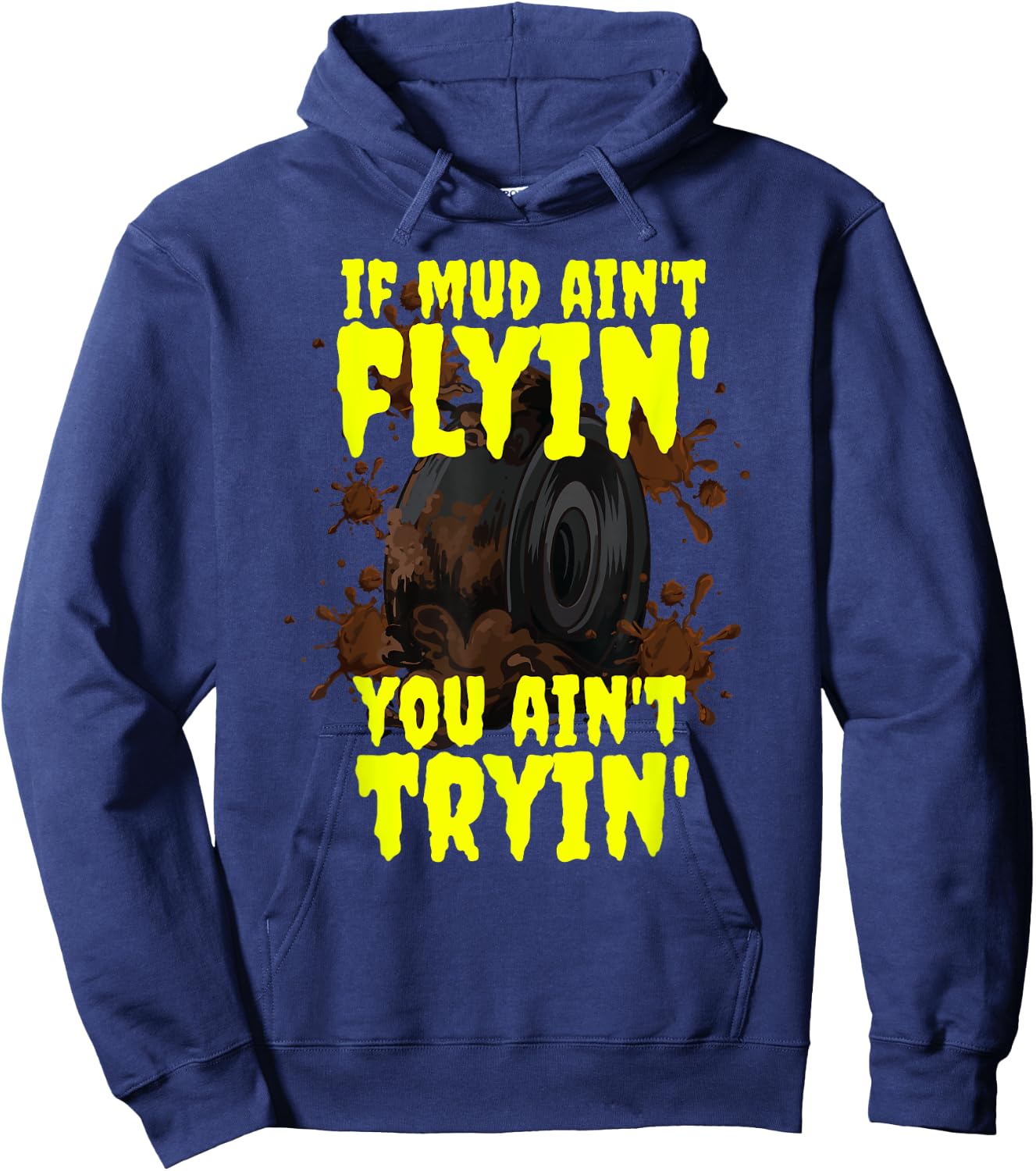 Dirt Bike Moto Racing Quad Bike ATV Mud Fest Mudding Hoodie - Hoodie | Navy