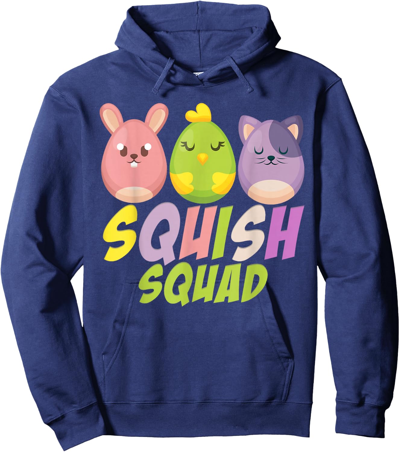 Squish Squad Clothing, Squishy Toy Era, Squishy Squad Hoodie - Hoodie | Navy