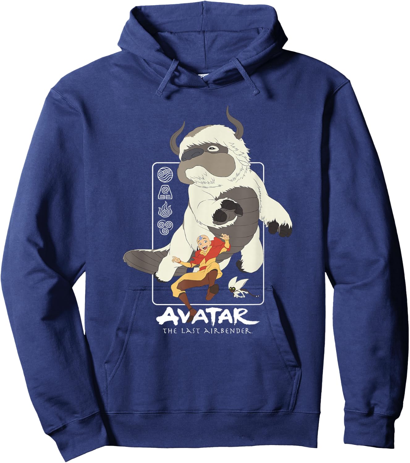 Avatar: The Last Airbender Air Nomad Friends Group Shot Hoodie - Hoodie | Navy