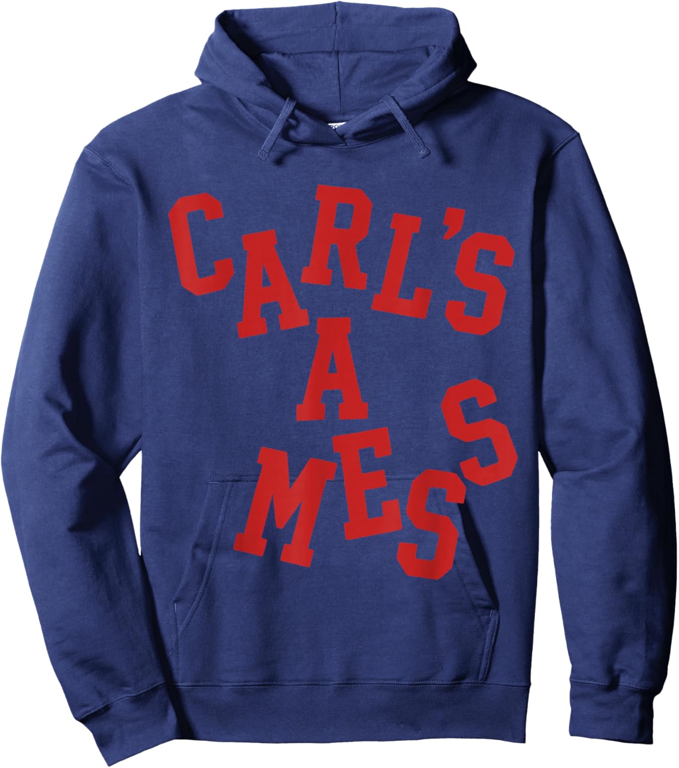 Carl's A Mess Meme Funny Hoodie - Hoodie | Navy