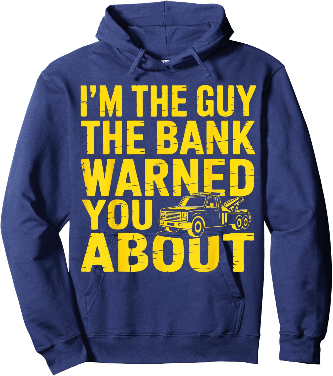 Repossession Agent Funny Repo Hoodie - Hoodie | Navy