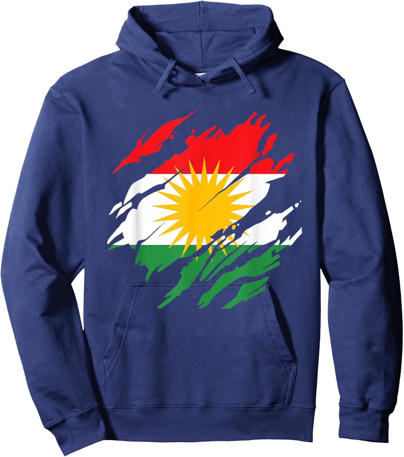 Kurdish Kurdistan Hoodie - Hoodie | Navy