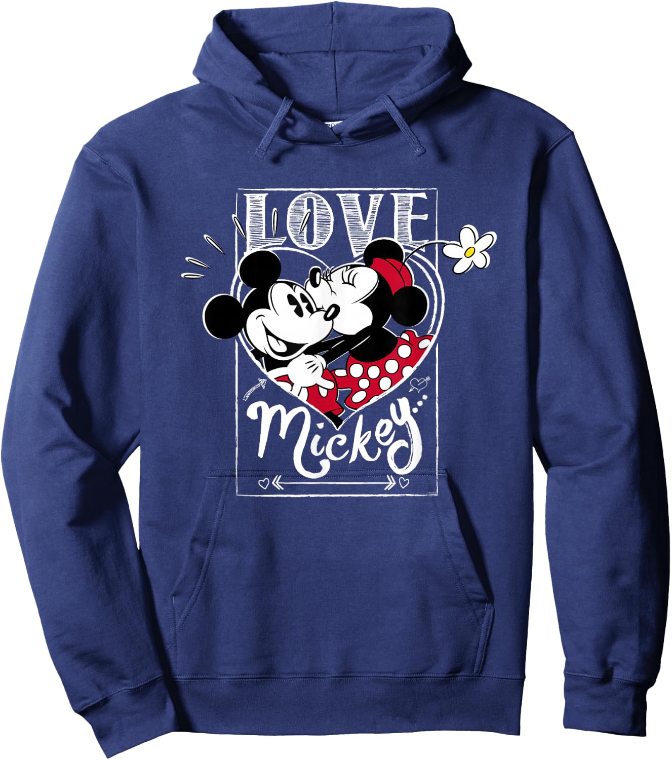 Disney Mickey & Minnie Mouse Love Mickey… Valentine’s Day Hoodie - Hoodie | Navy