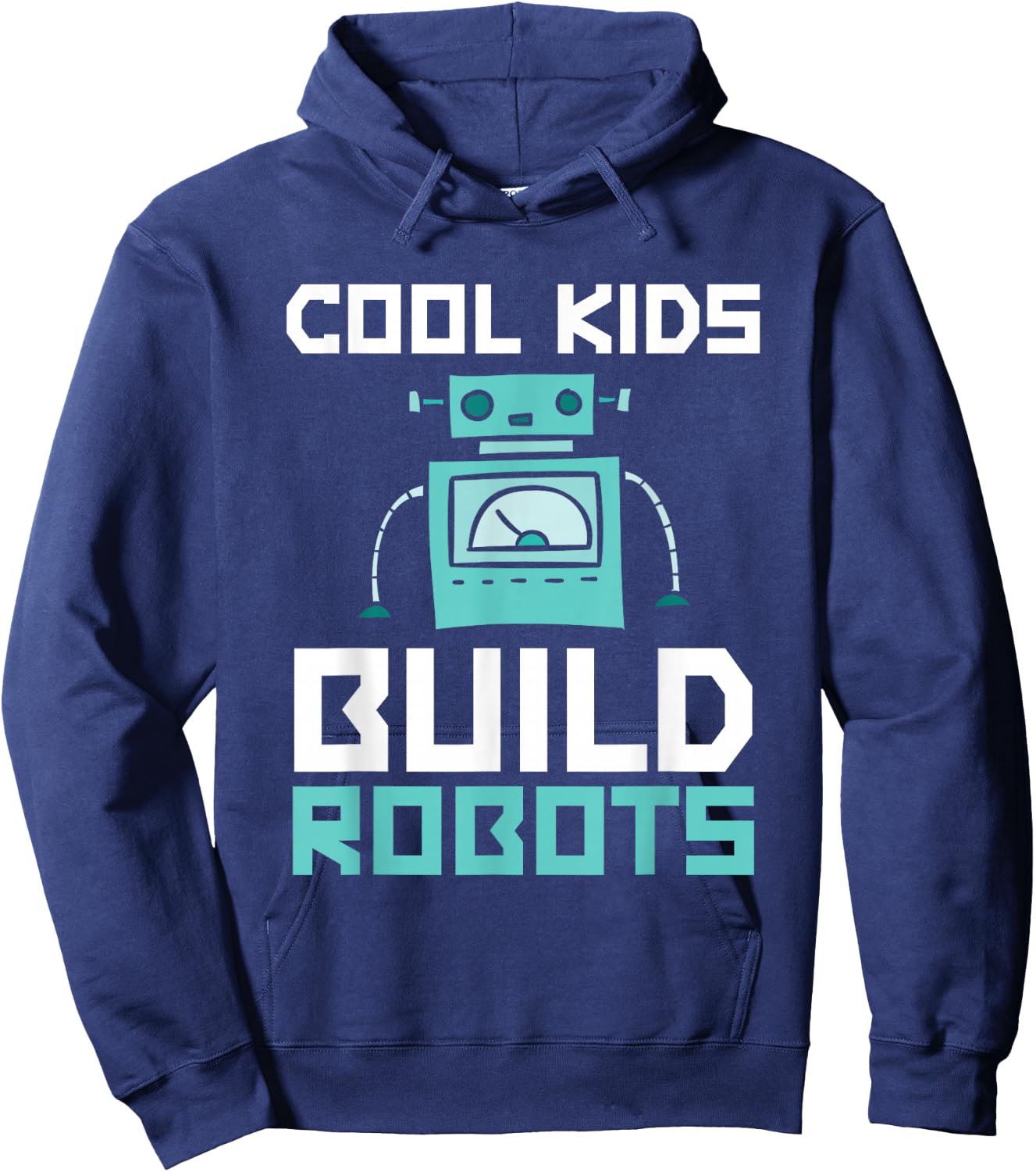 Cool Children's Building Robot Robot Hoodie - Hoodie | Navy