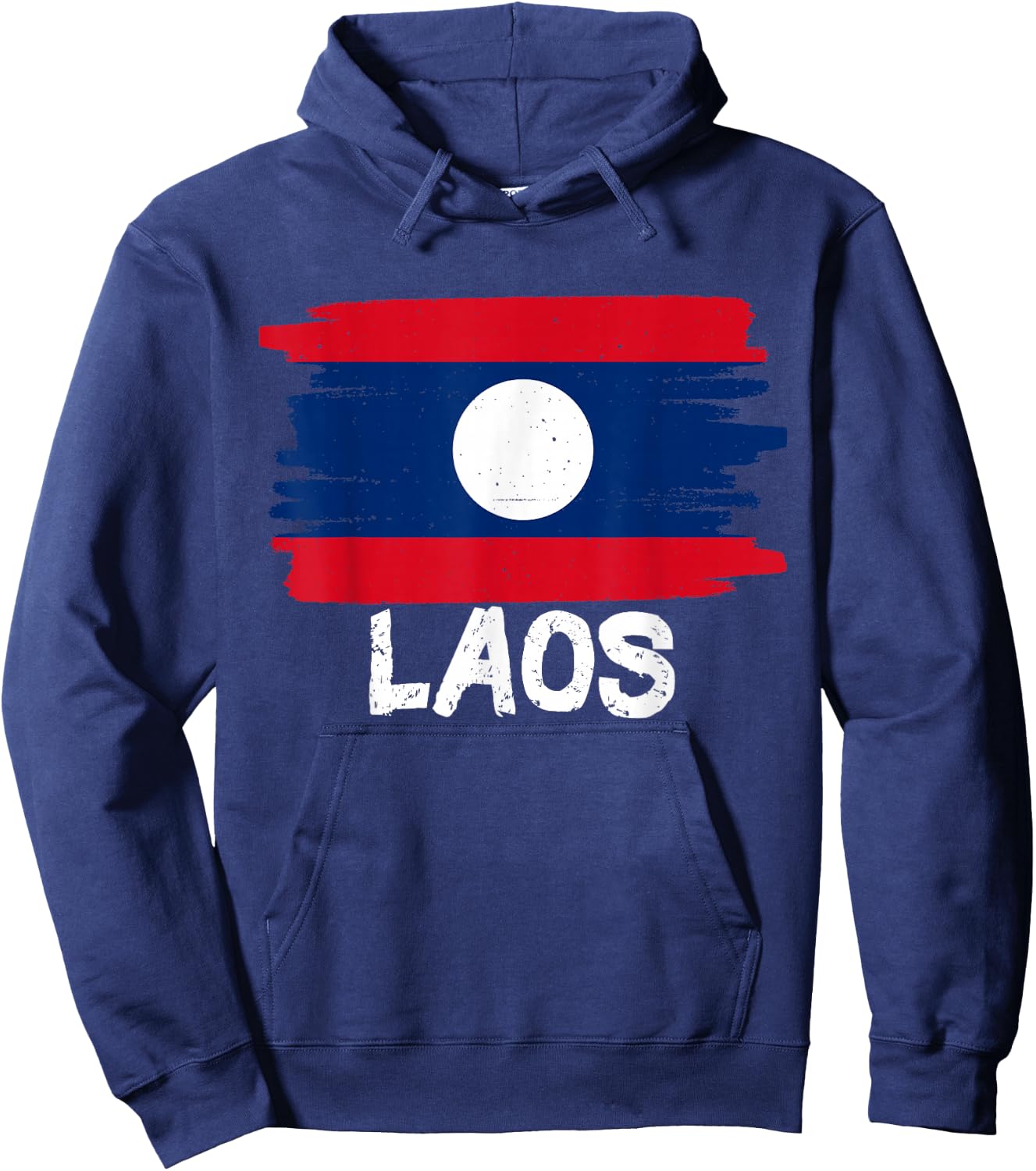 Laos Flag Hoodie - Hoodie | Navy
