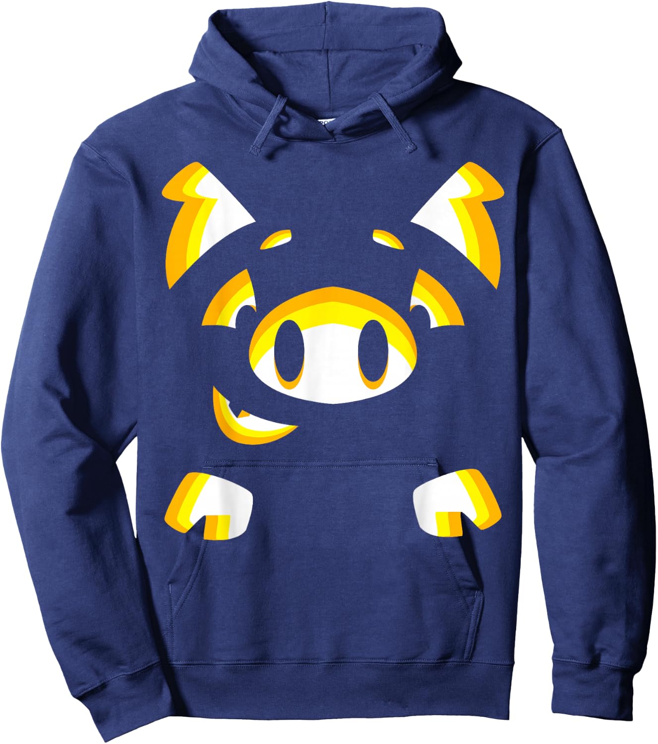 Pig Face Halloween Costume Cute Pig Lover Gift Hoodie - Hoodie | Navy