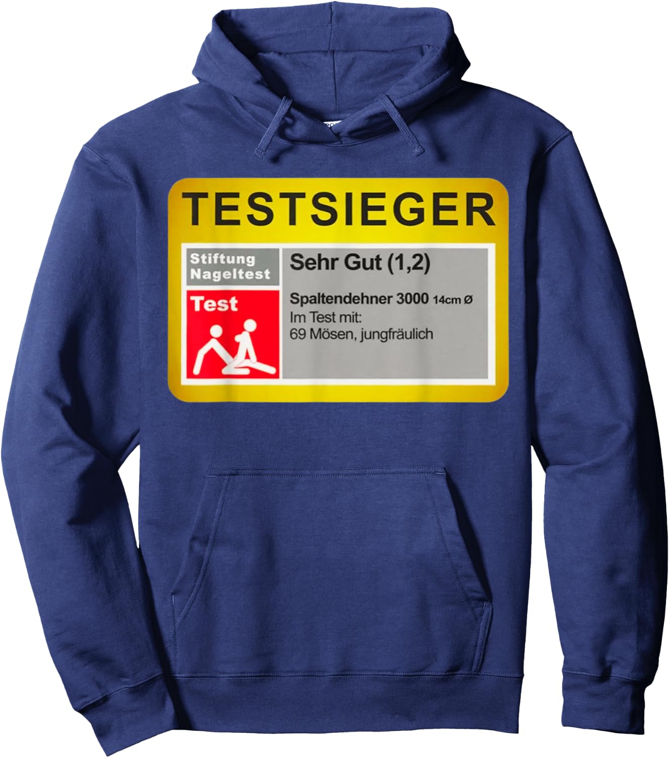 Test Winner Stiftung Nageltest - Adult Humour Funny , black Hoodie - Hoodie | Navy