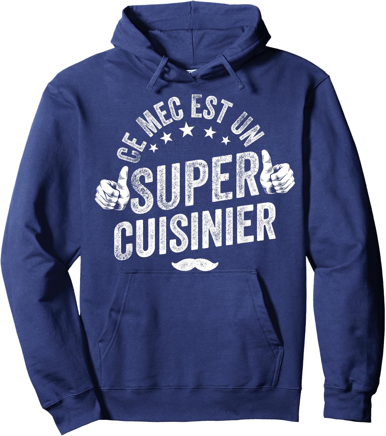 Men's Chef's Shirt Funny Kitchen , Black, S Hoodie - Hoodie | Navy