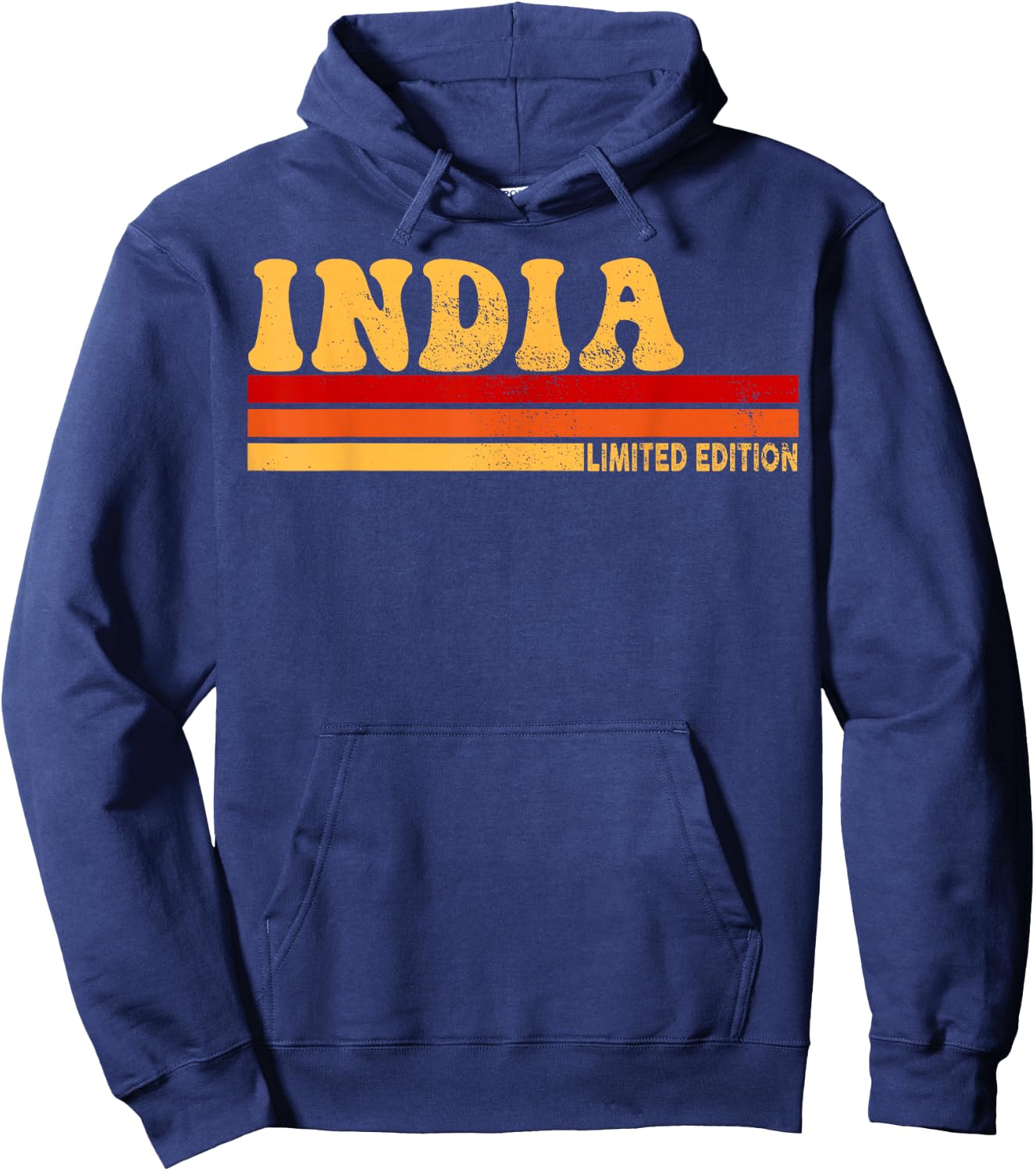 India Name Personalized Cute Idea Women Vintage India Hoodie - Hoodie | Navy