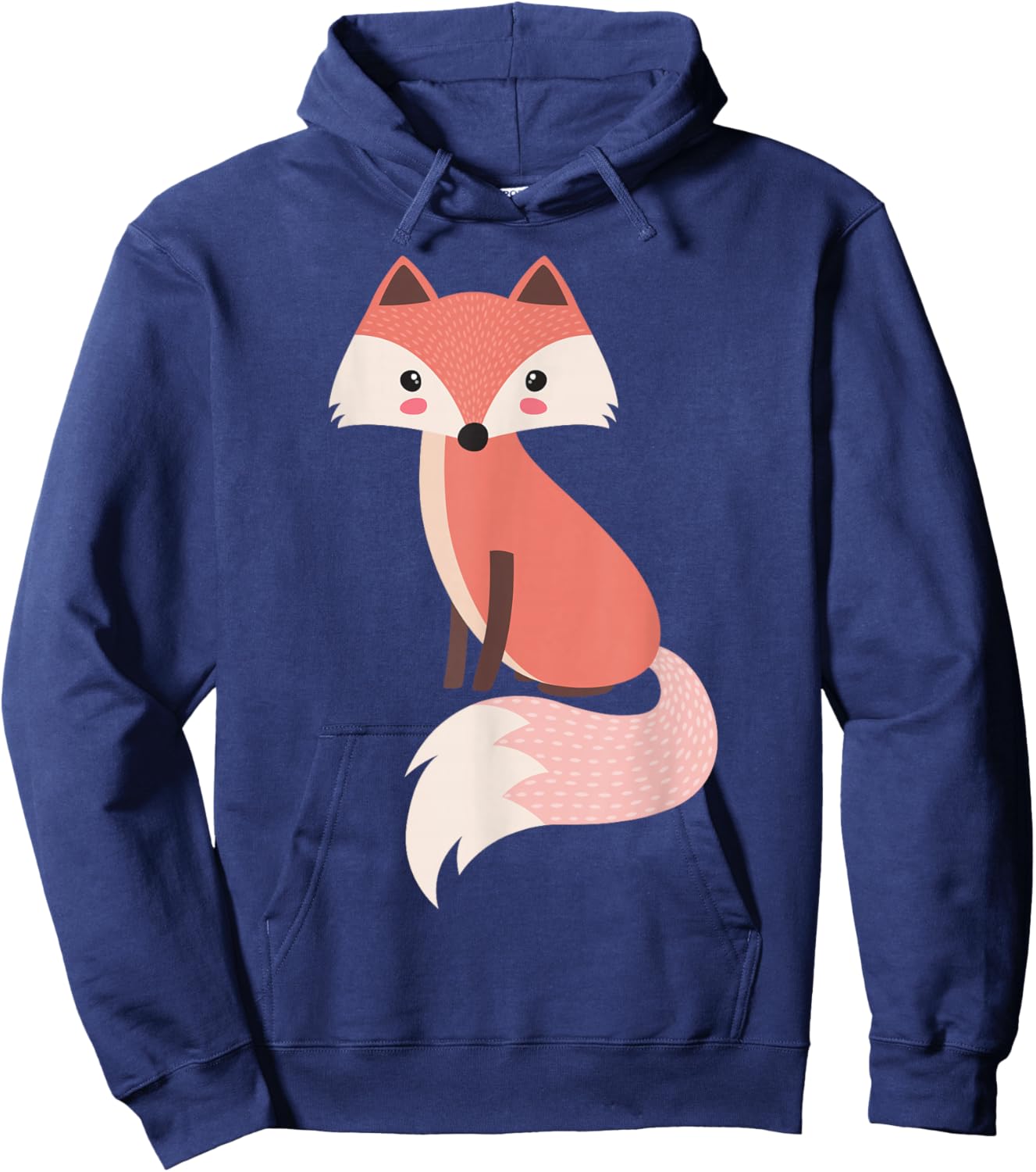 Cute Cartoon Fox Animal & Nature Lover Gift JDK0001 Small Hoodie - Hoodie | Navy