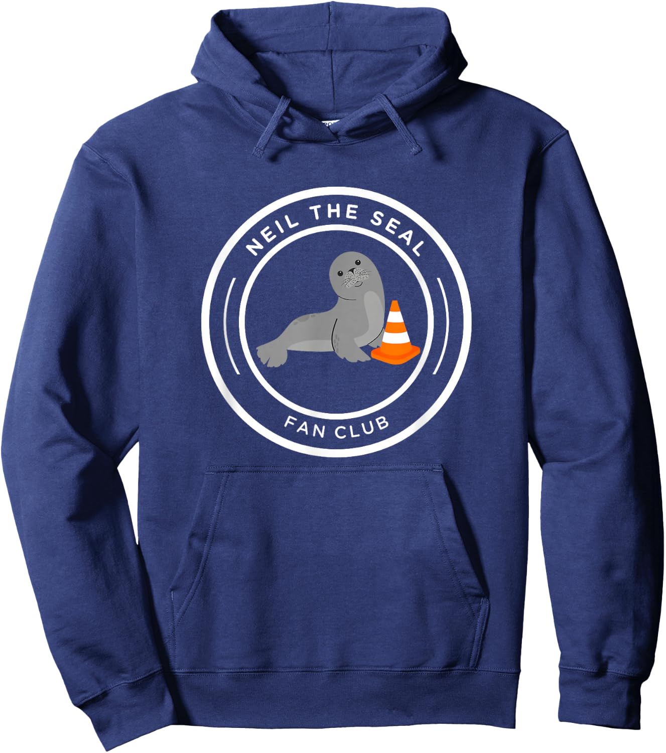 Neil the Seal Hoodie - Hoodie | Navy